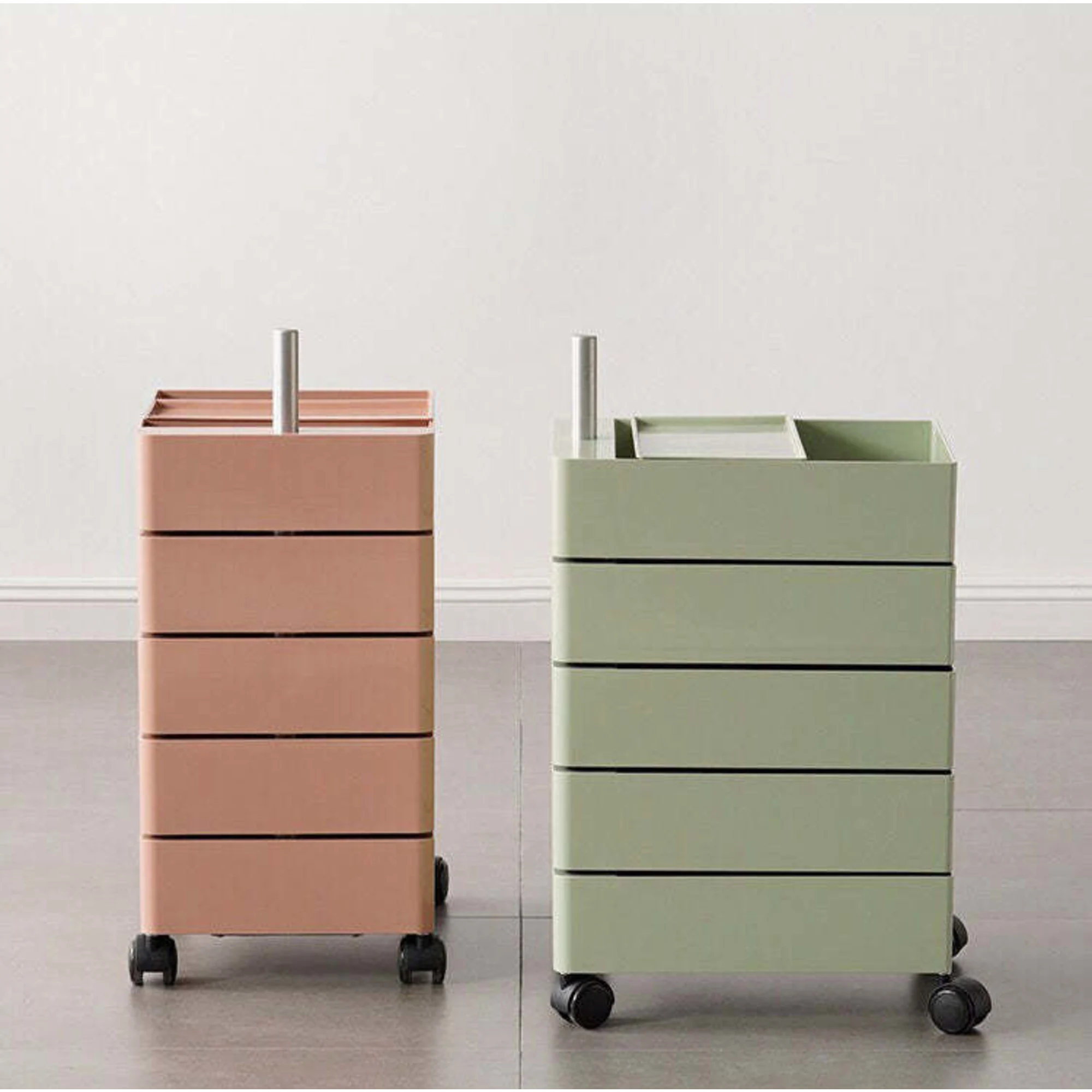 MODE Rosa Rotatable Trolley Cart, Pink