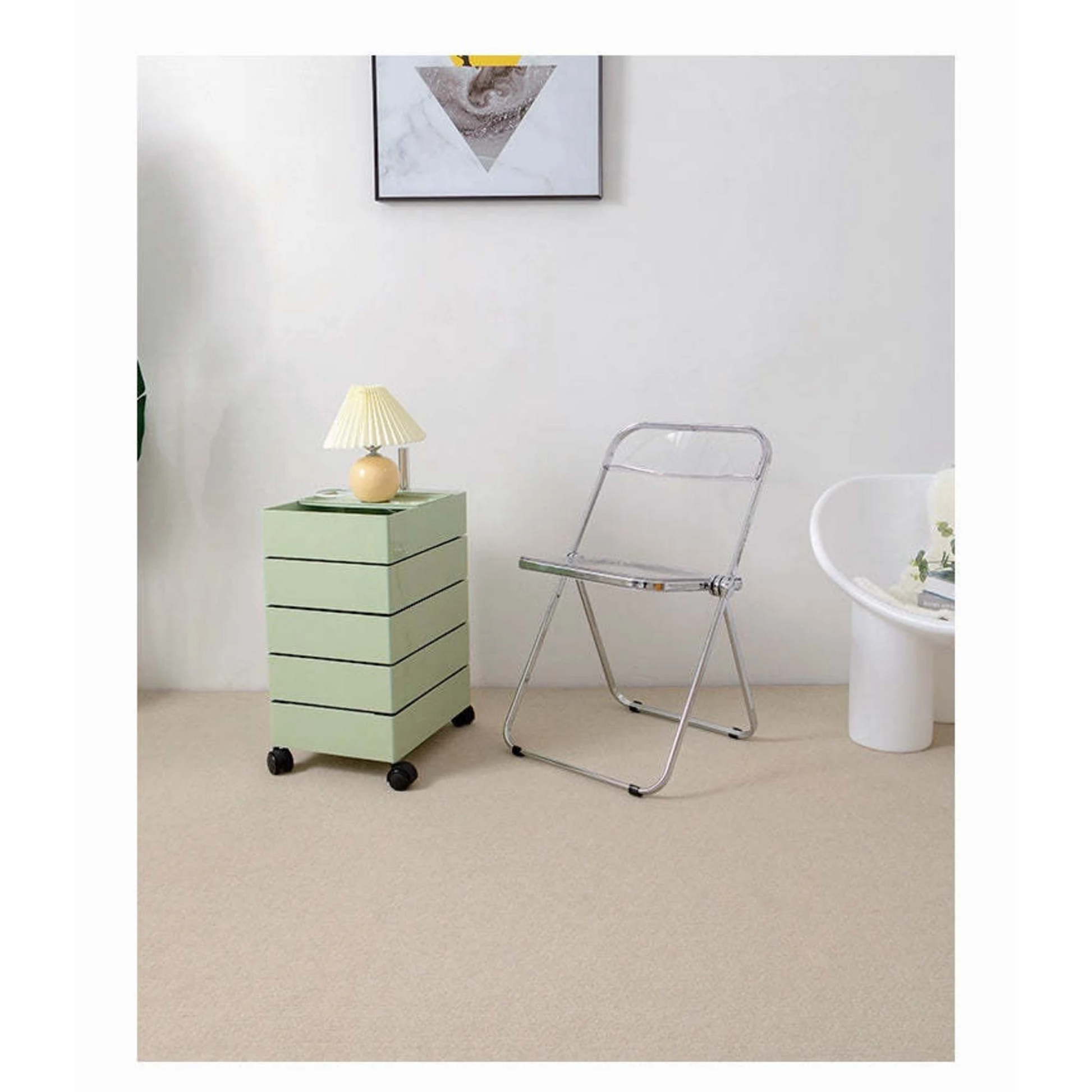 MODE Rosa Rotatable Trolley Cart, Green