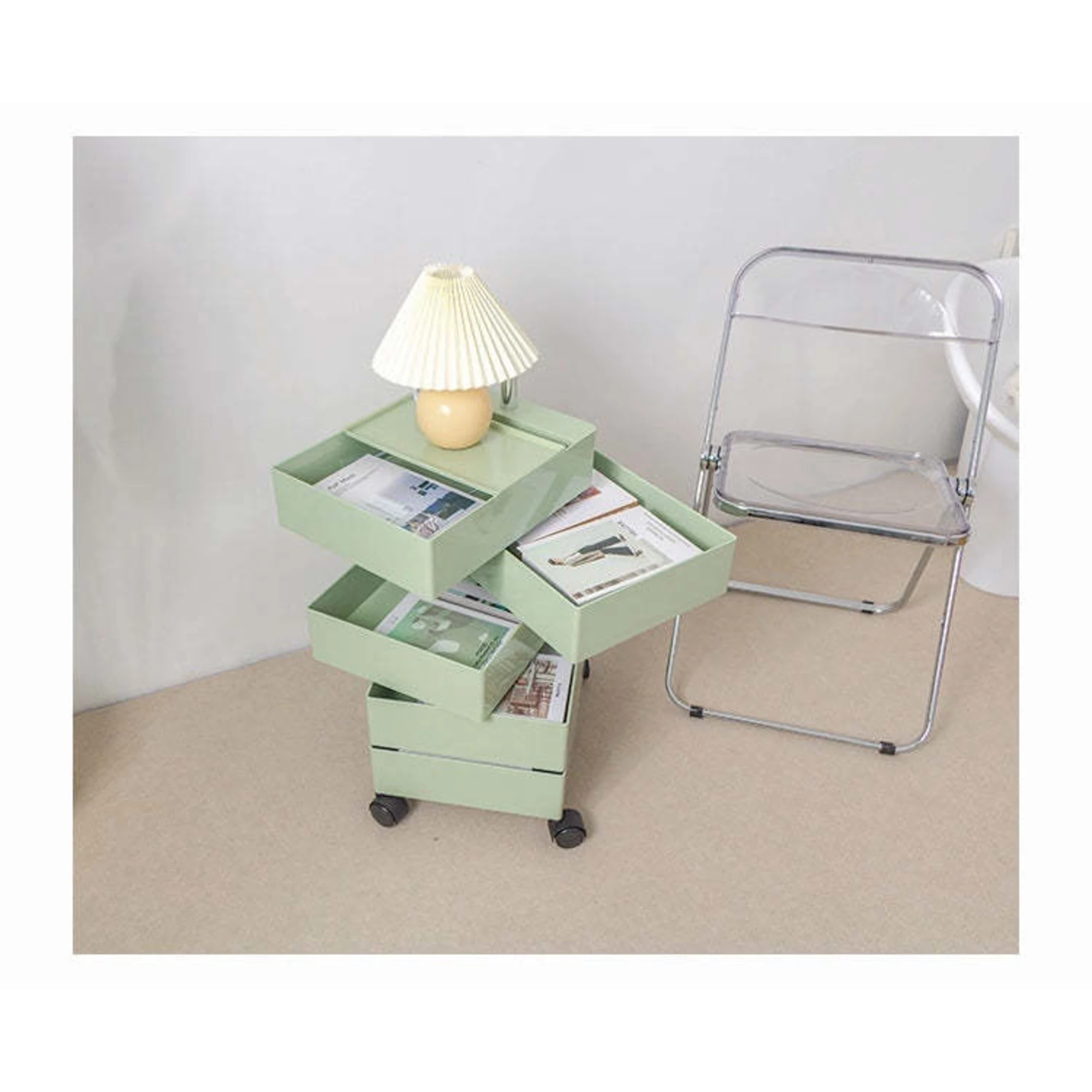 MODE Rosa Rotatable Trolley Cart, Green