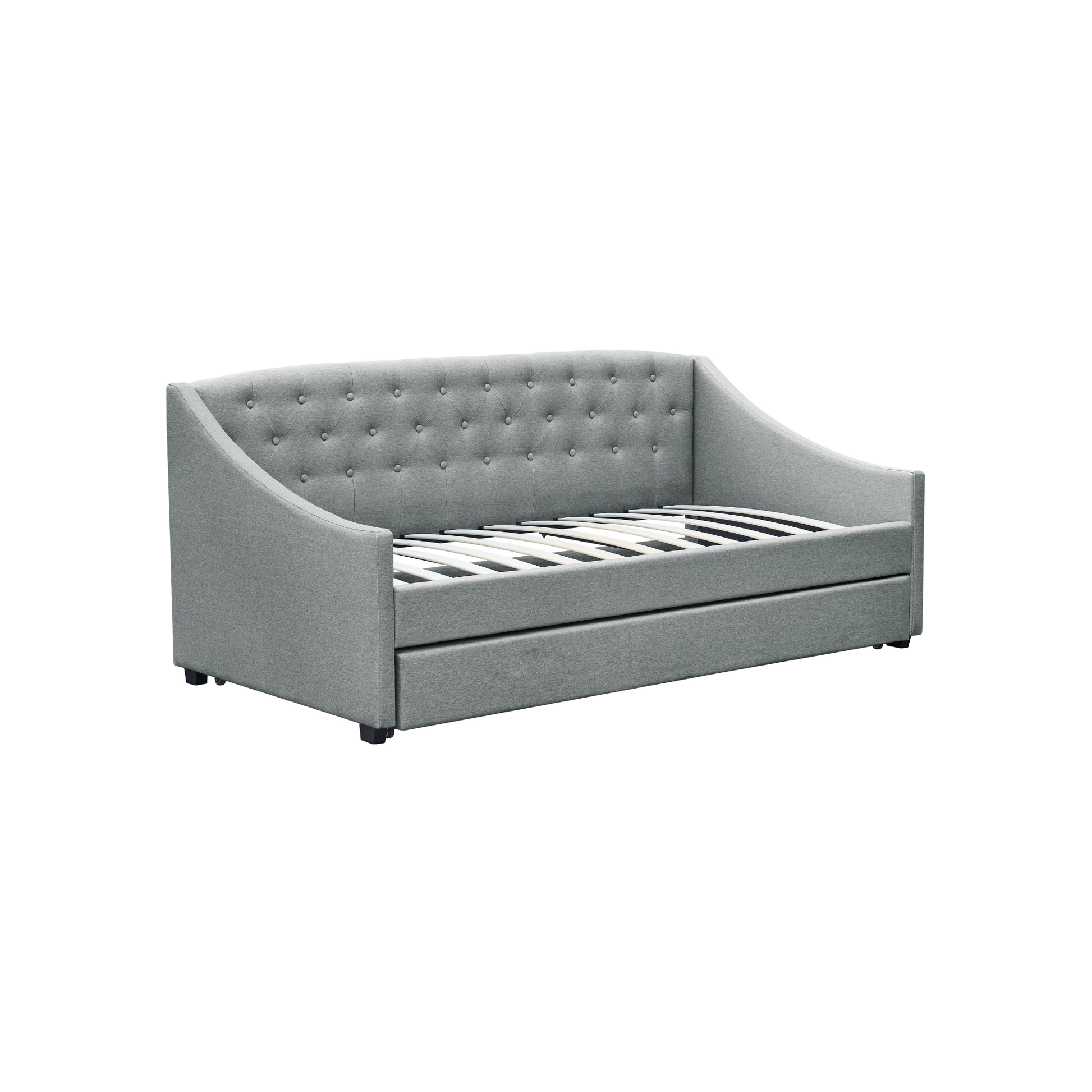 MODE Trina Fabric Trundle Daybed, NZ Single