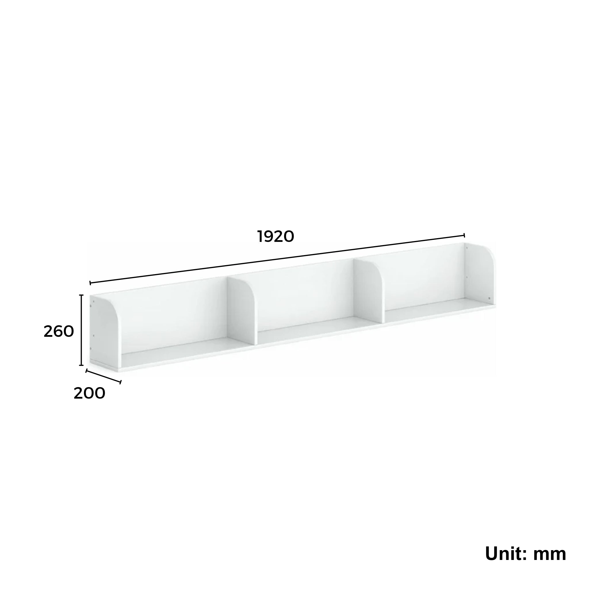Boori Natty Bookshelf, Barley White