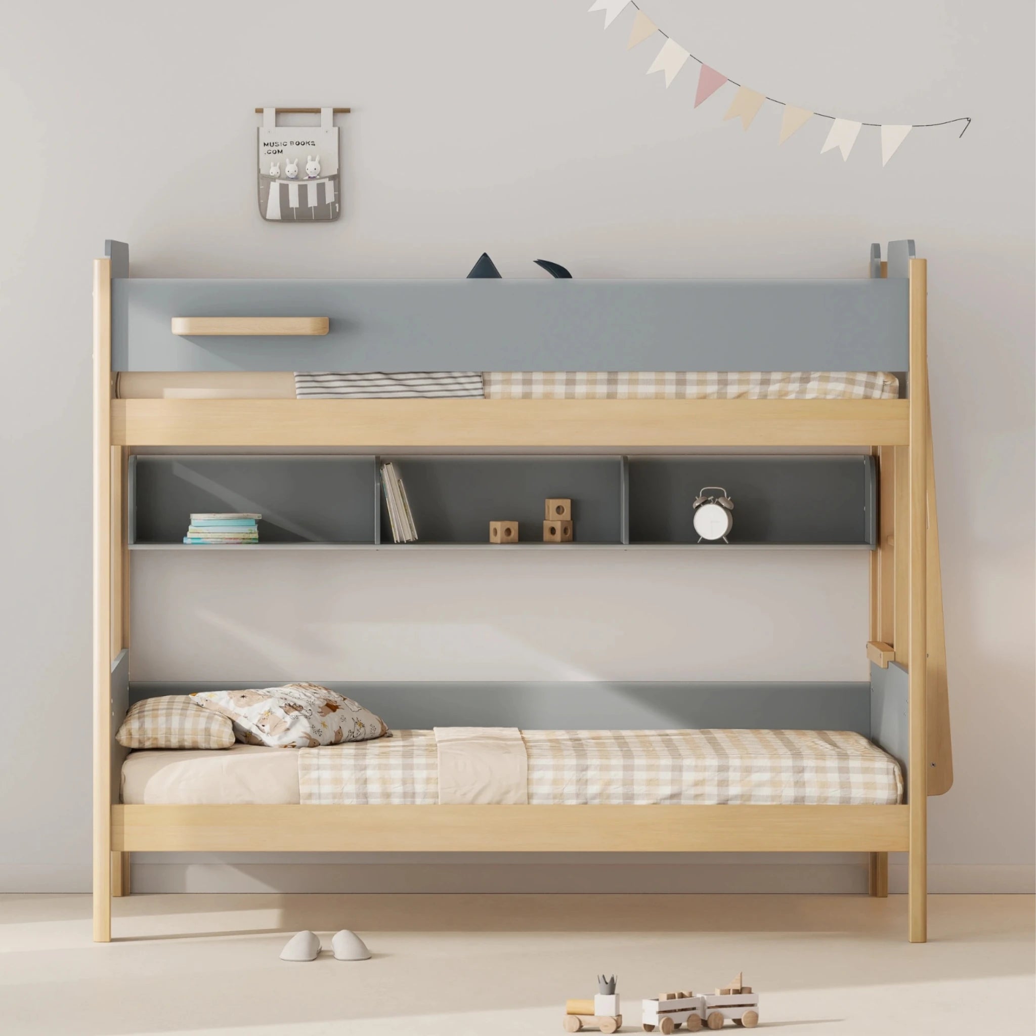 Boori Natty Bookshelf, Blueberry