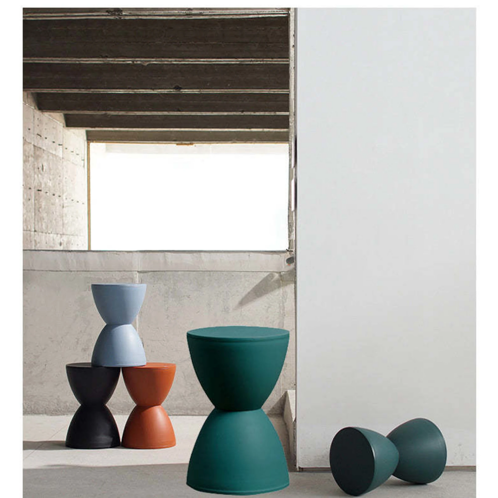 MODE Philippe Starck Prince Stool Replica, Dark Teal
