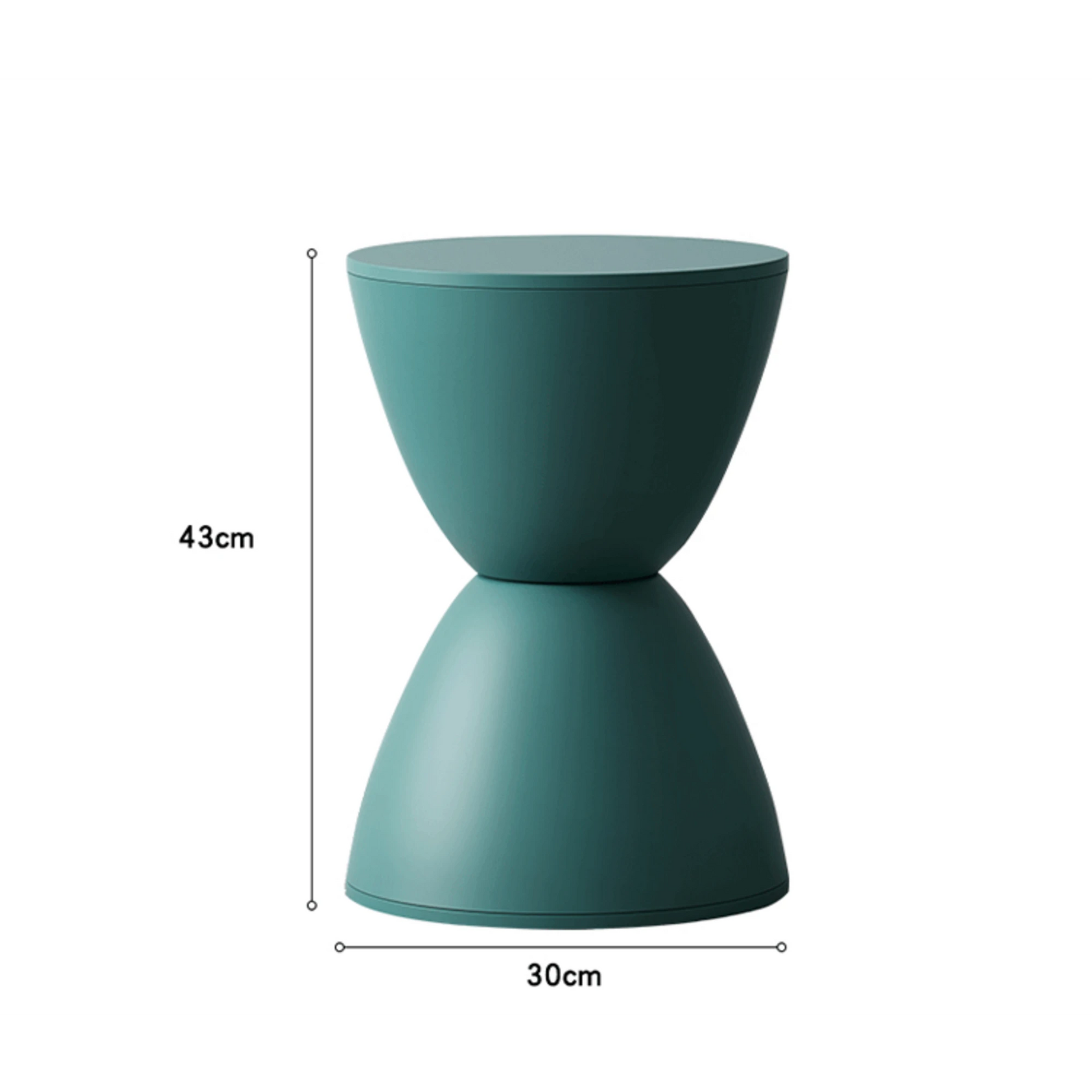 MODE Philippe Starck Prince Stool Replica, Dark Teal