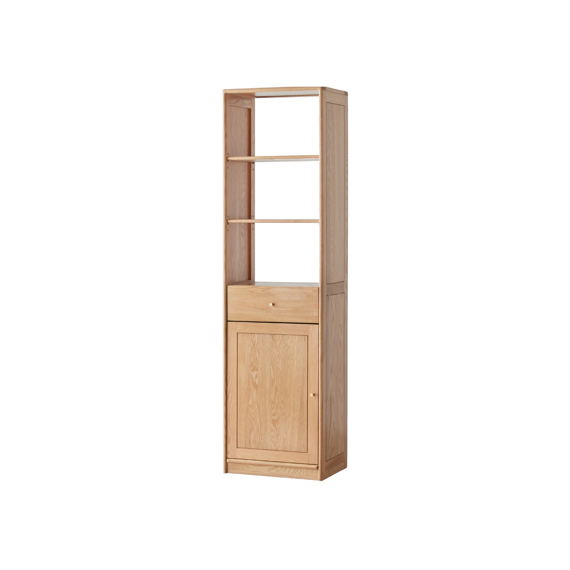Solidwood Fuji Shoe Cabinet with Storage Rack, Oak
