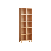 Solidwood Gleam 10-Cube Bookcase, Oak