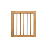 Solidwood Gleam Slatted Bookcase Door, Oak