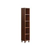 Solidwood Gleam 5-Cube Bookcase, Walnut Oak