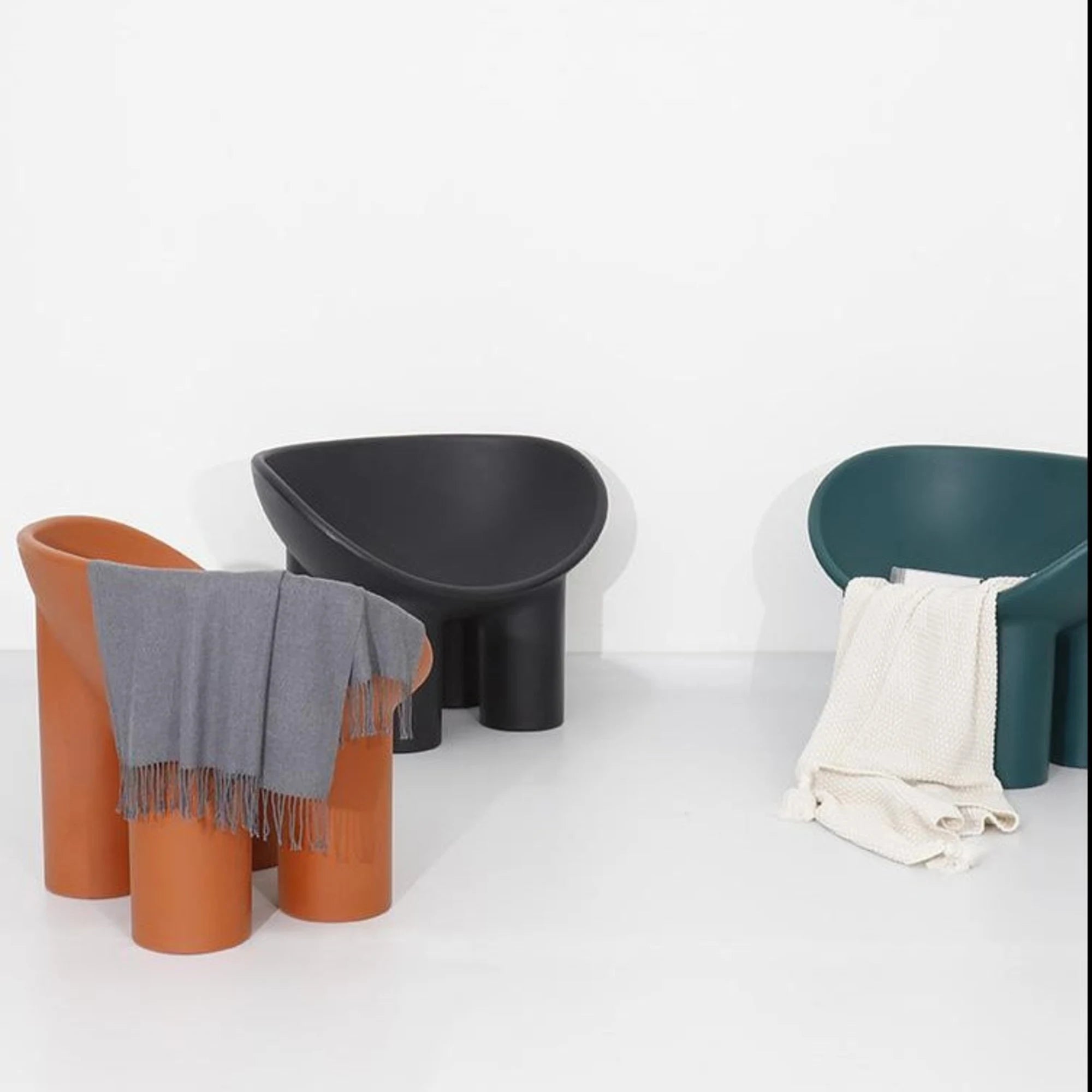 MODE Faye Toogood Roly Poly Chair Replica, Black