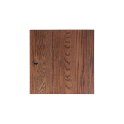 Solidwood Gleam Flat Panel Bookcase Door, Walnut Oak
