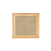 Solidwood Gleam Rattan Bookcase Door, Oak