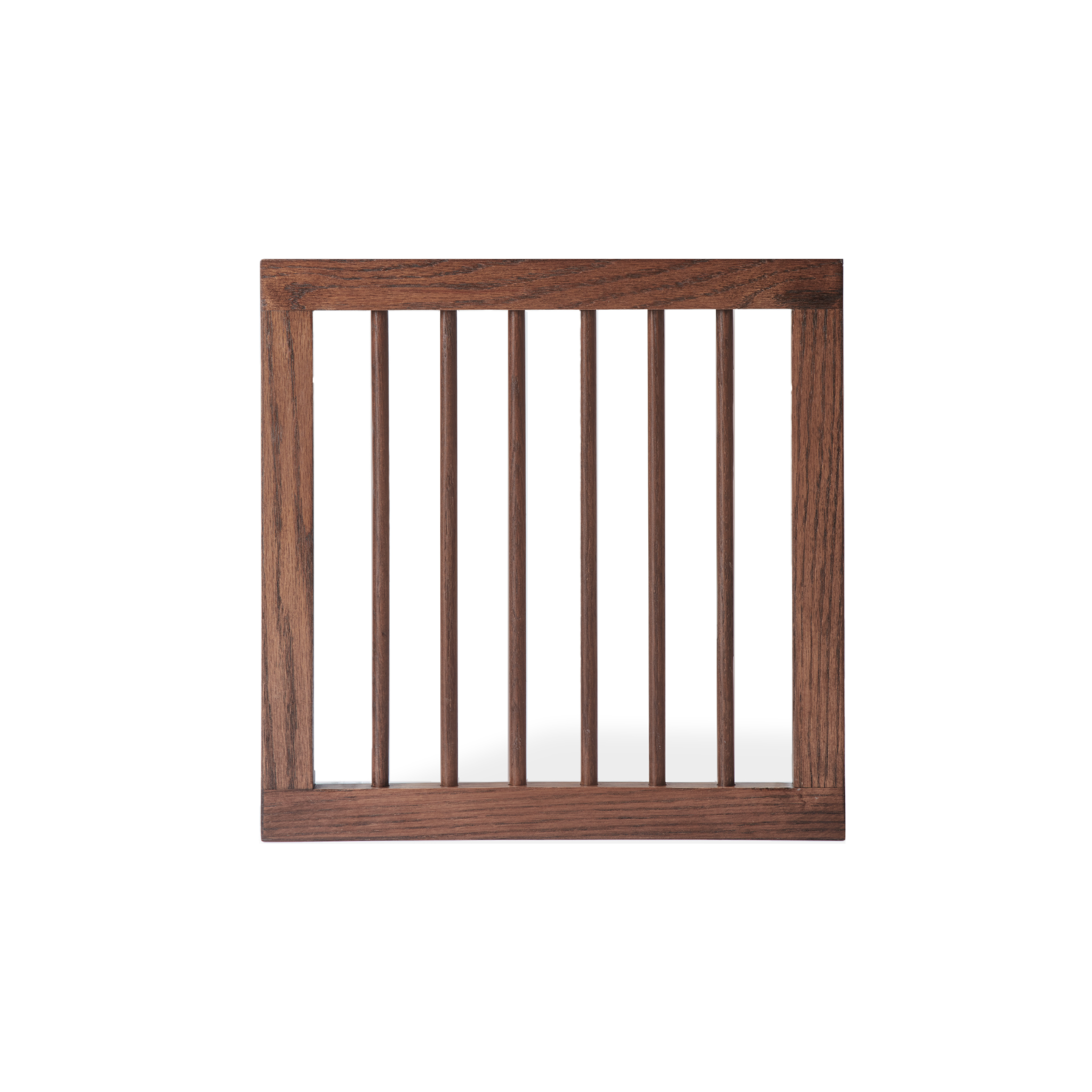 Solidwood Gleam 9-Cube Bookcase with 3 Doors, Walnut Oak