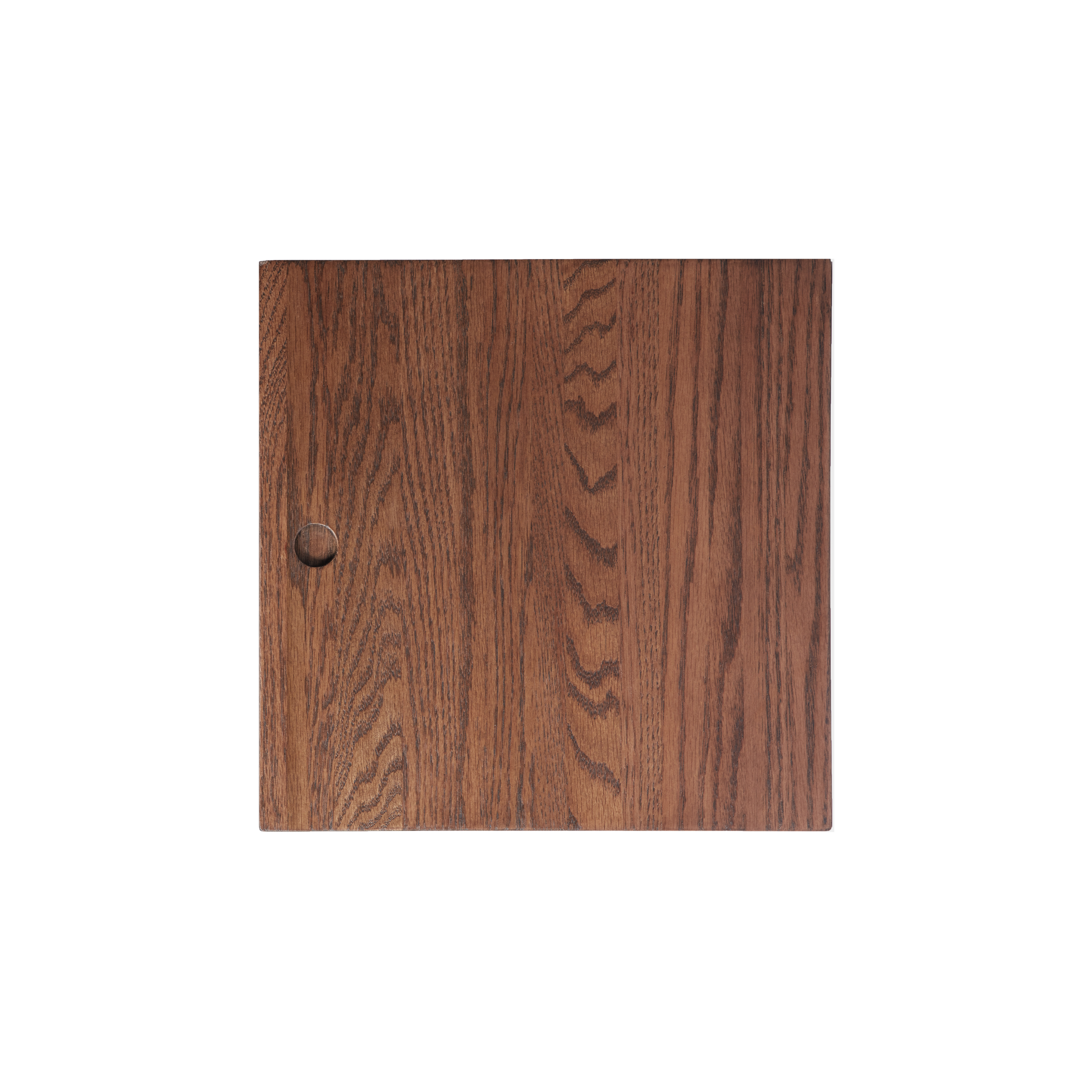 Solidwood Gleam 16-Cube Bookcase with 4 Doors, Walnut Oak