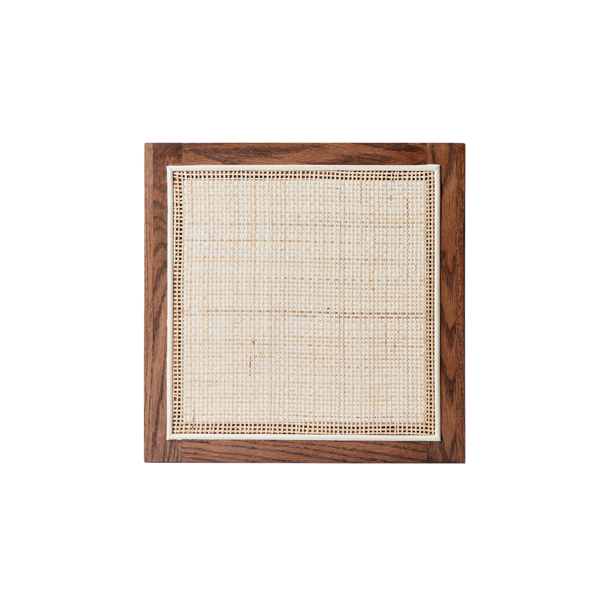 Solidwood Gleam 16-Cube Bookcase with 4 Doors, Walnut Oak