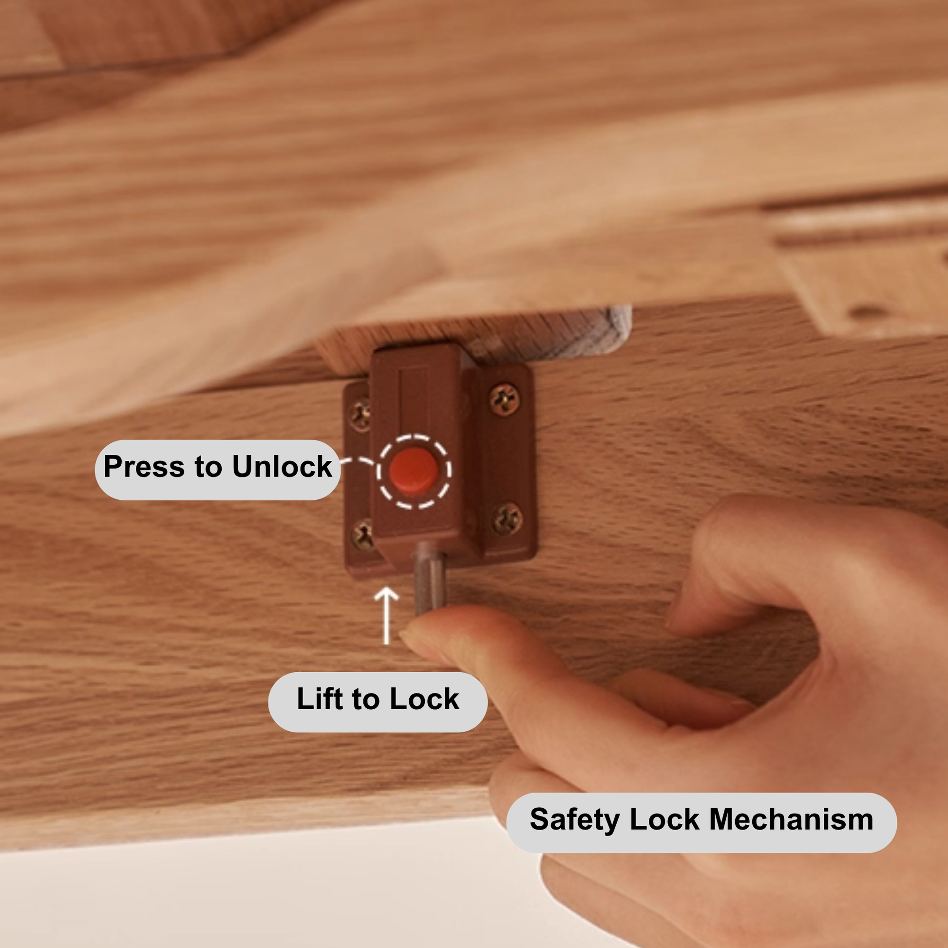 Solidwood Hemura Extendable Dining Table wIth Sintered Stone Top, Oak & White