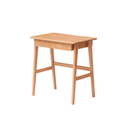 Solidwood Hemura Office Desk with 1 Drawer, Oak, 90cm