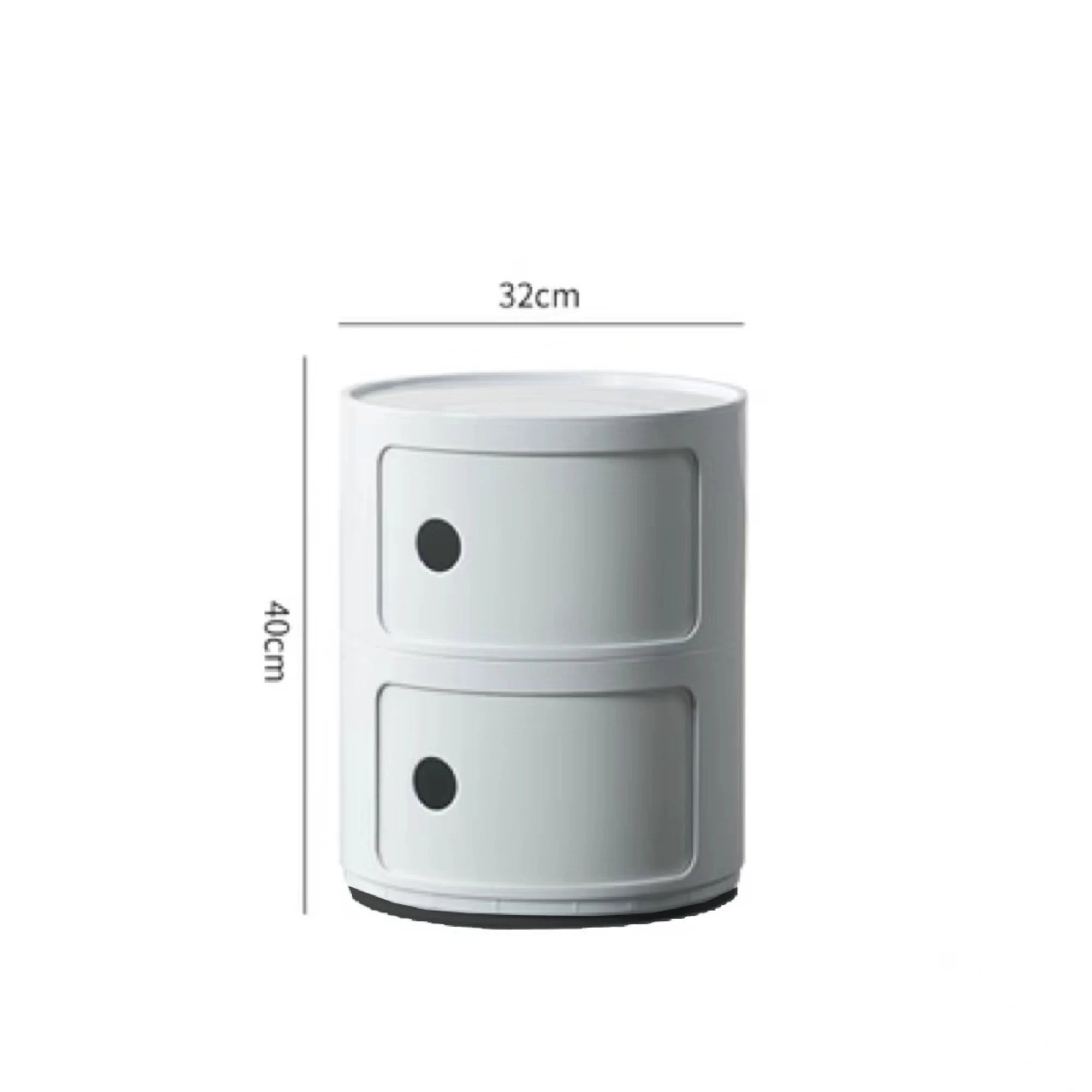 MODE Anna Ferrieri Componibili 2 Tier Storage Unit Replica, 32x40CM, White