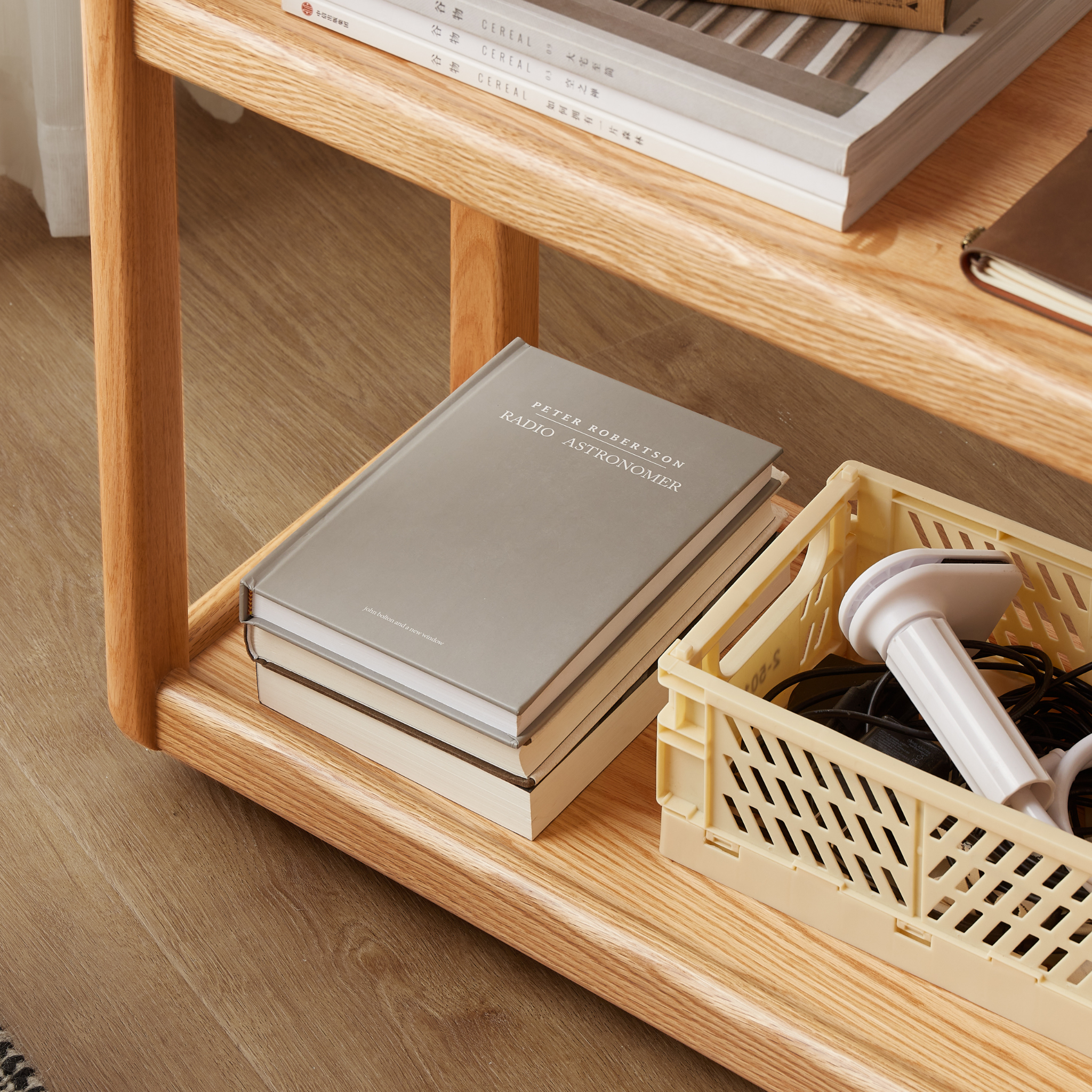 Solidwood Hemura Side Table with Sintered Stone Top