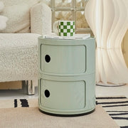 MODE Anna Ferrieri Componibili 2 Tier Storage Unit Replica, 32x40CM, Matcha Green
