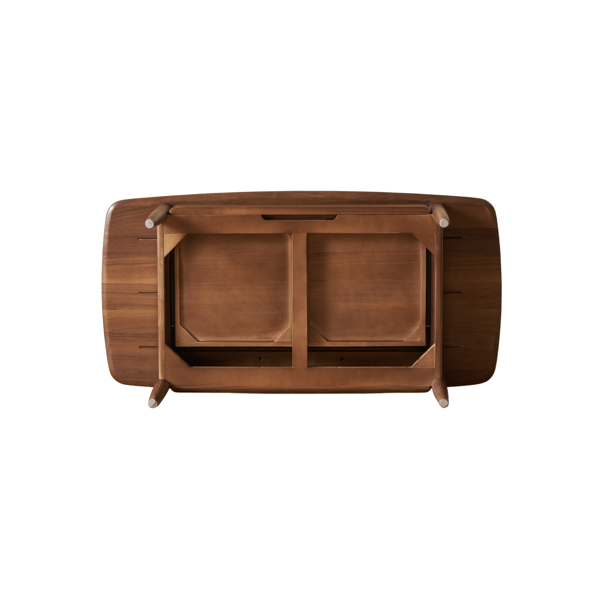 Solidwood Lucca Coffee Table, American Black Walnut