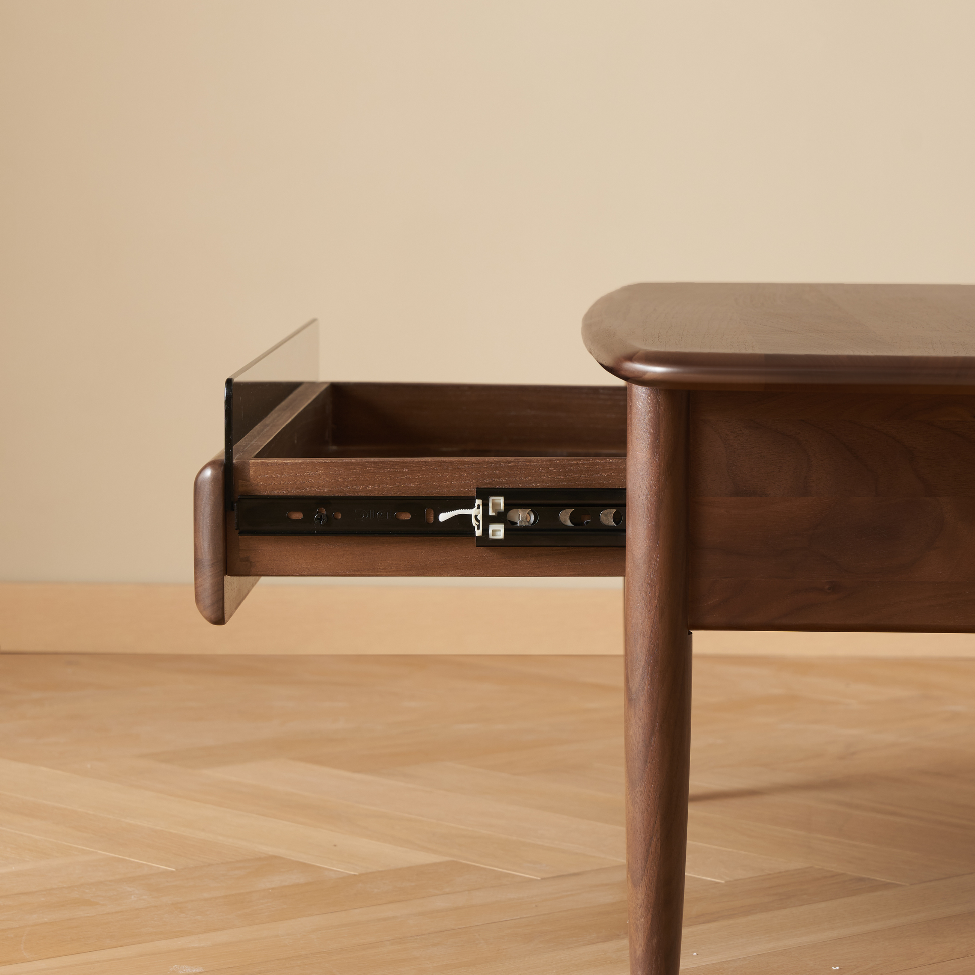 Solidwood Lucca Coffee Table, American Black Walnut