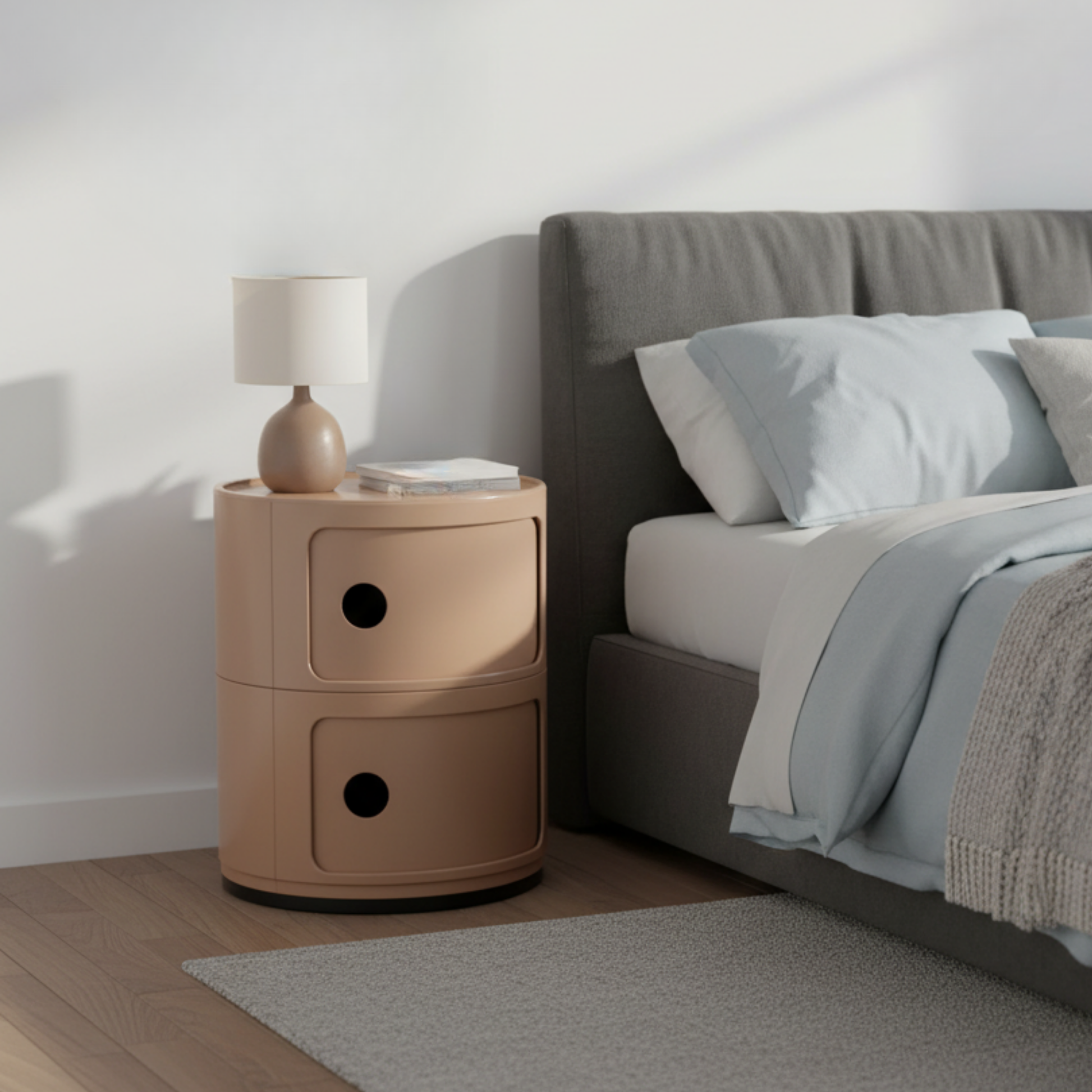 MODE Anna Ferrieri Componibili 2 Tier Storage Unit Replica, 32x40CM, Pink