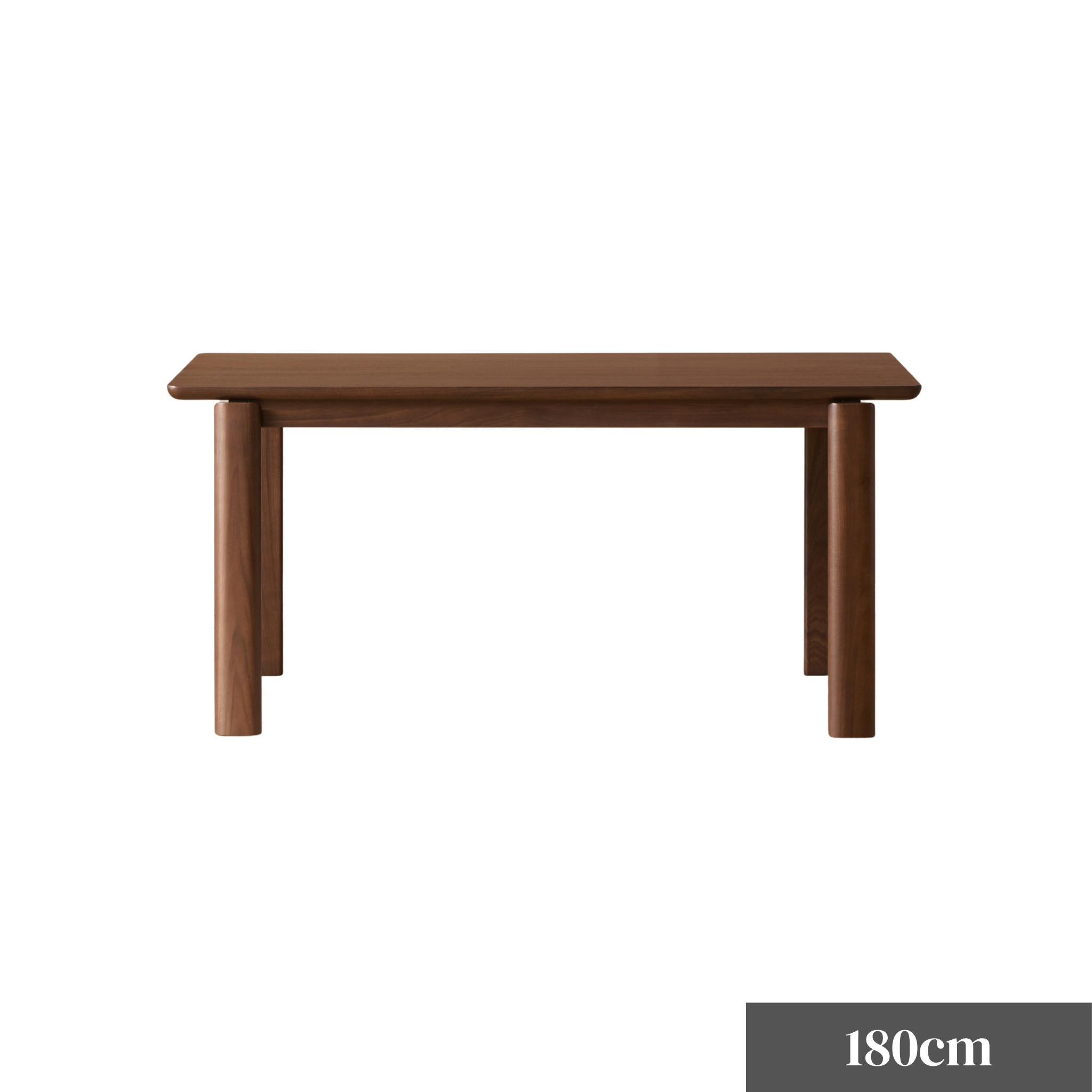 Solidwood Lucca Dining Table, American Black Walnut