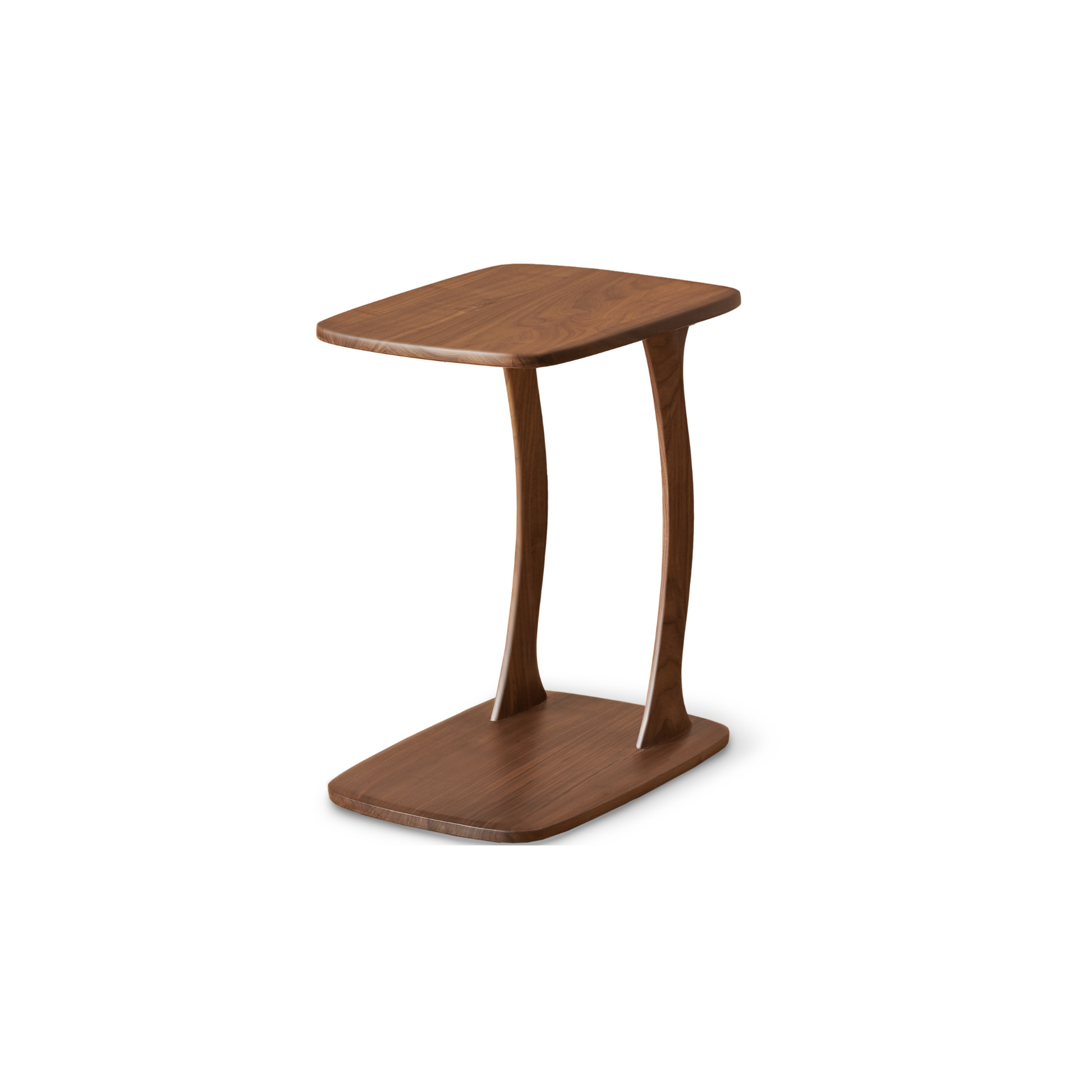 Solidwood Lucca Side Table, American Black Walnut, Small