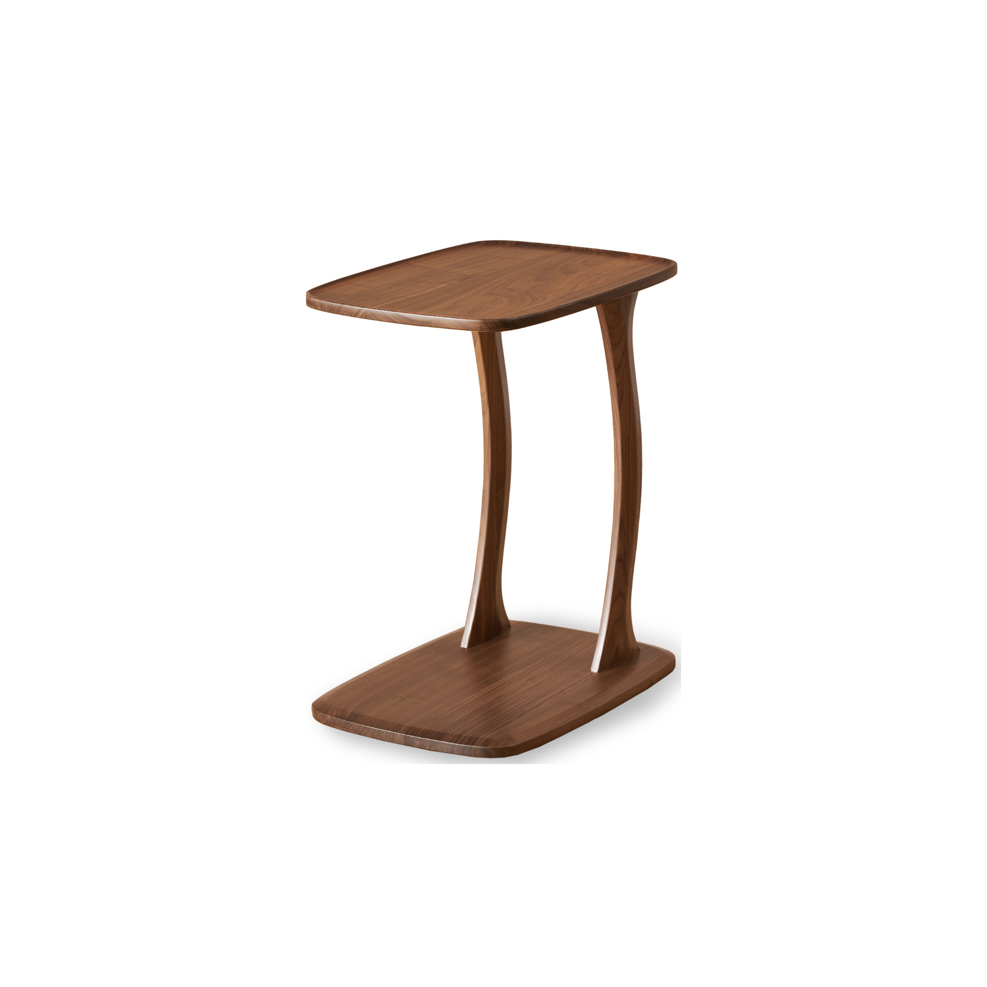 Solidwood Lucca Side Table, American Black Walnut, Large
