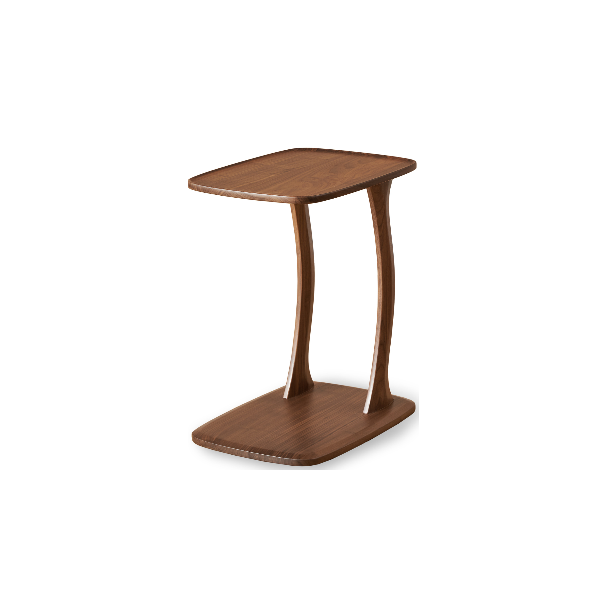 Solidwood Lucca Side Table, American Black Walnut, Large