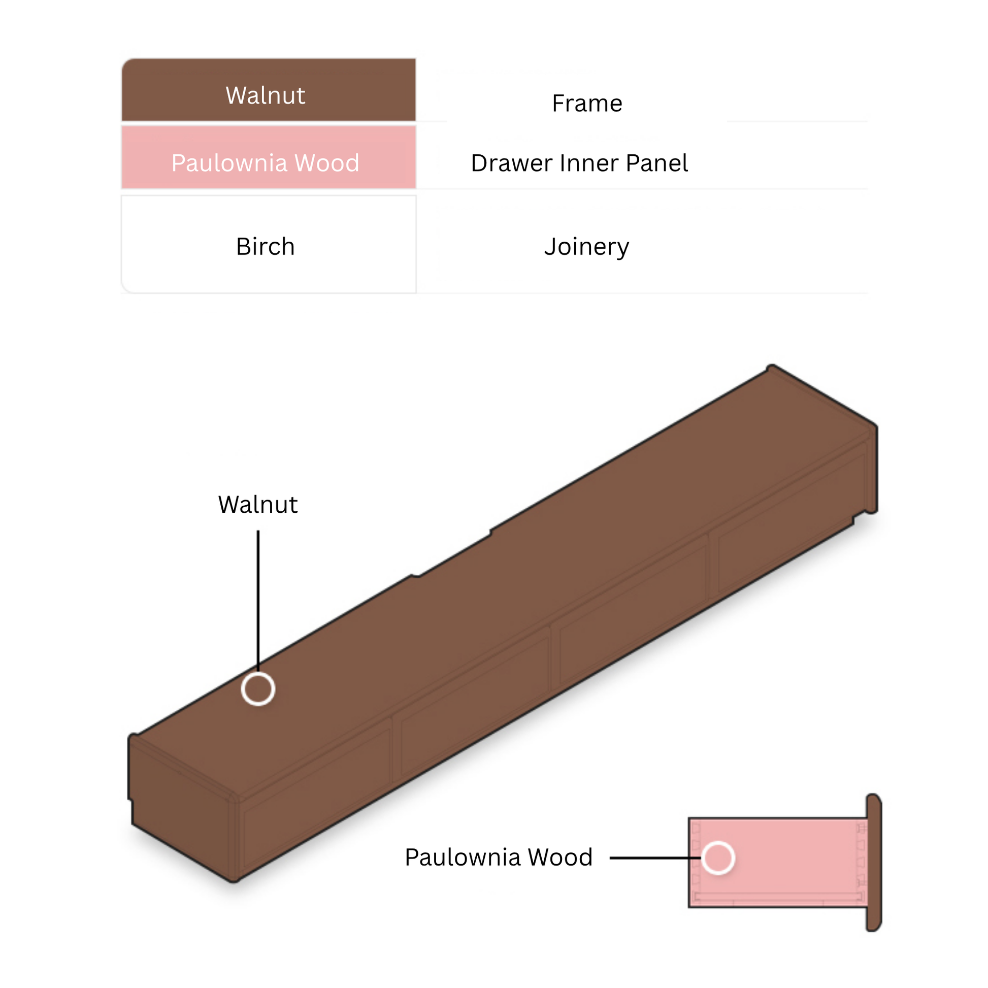 Solidwood Lucca Entertainment Unit, 200cm, American Black Walnut
