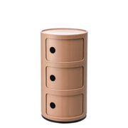 MODE Anna Ferrieri Componibili 3 Tier Storage Unit Replica, 32x58CM, Pink