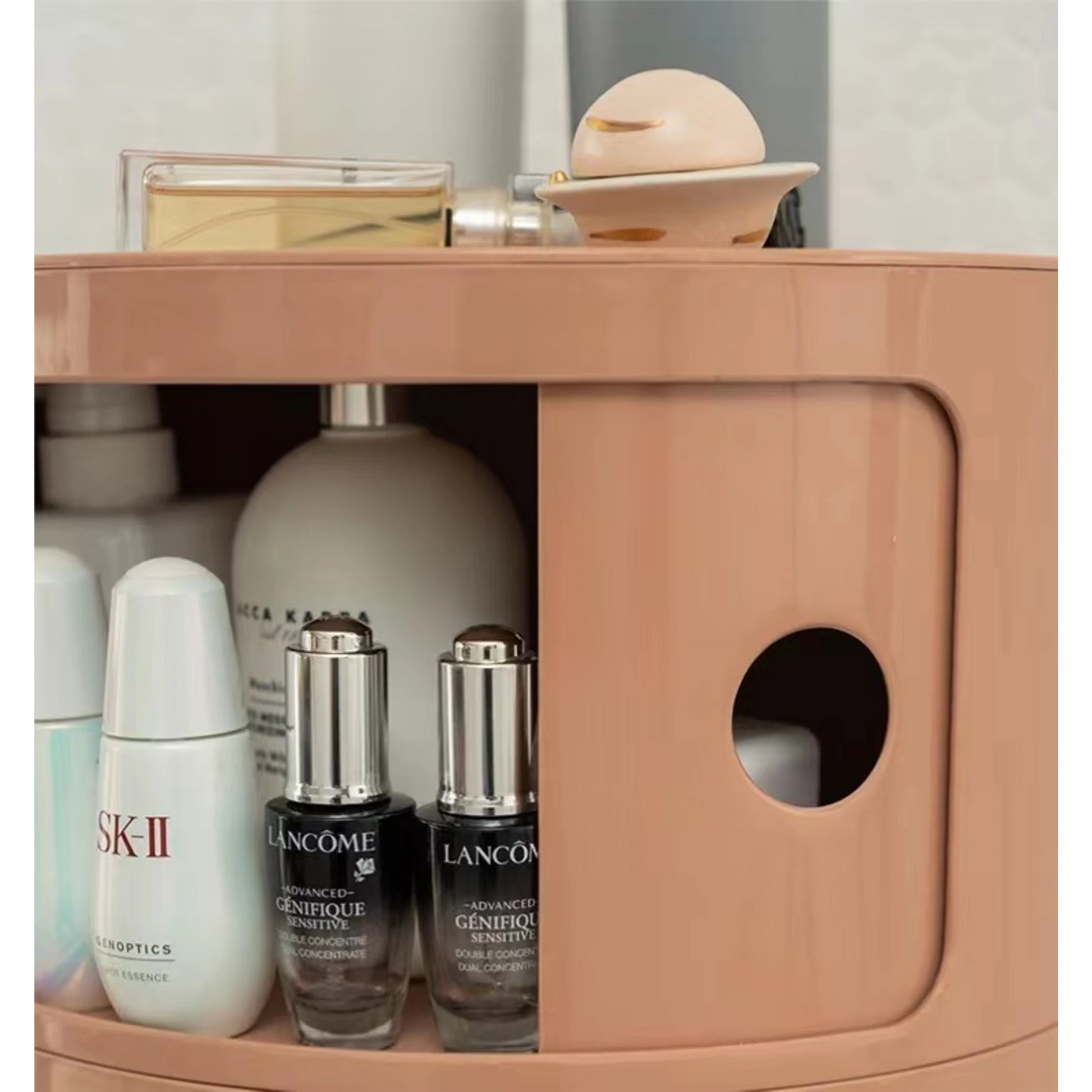 MODE Anna Ferrieri Componibili 3 Tier Storage Unit Replica, 32x58CM, Pink