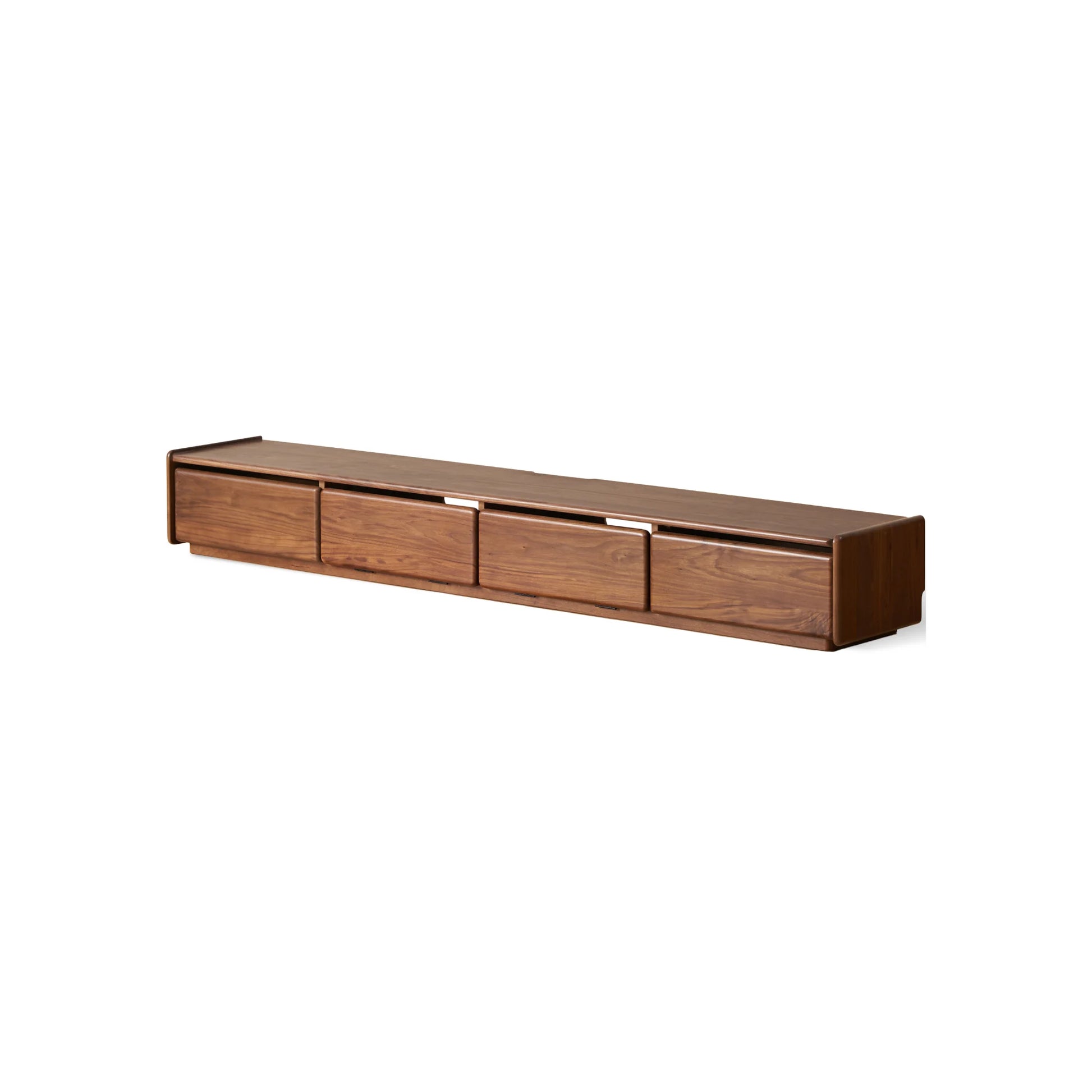 Solidwood Lucca Entertainment Unit, 220cm, American Black Walnut