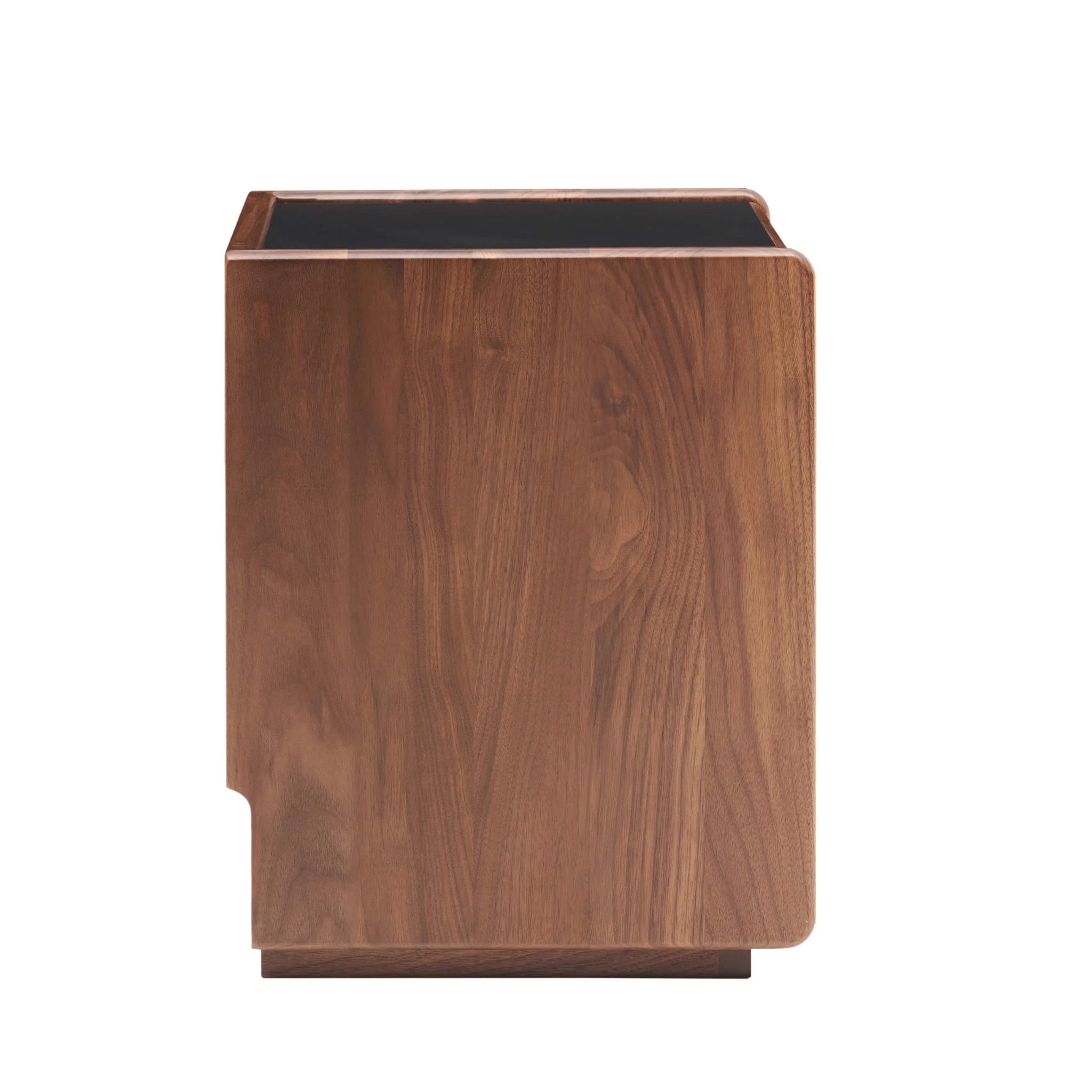 Solidwood Luxembourg Bedside Table, American Black Walnut, Wide
