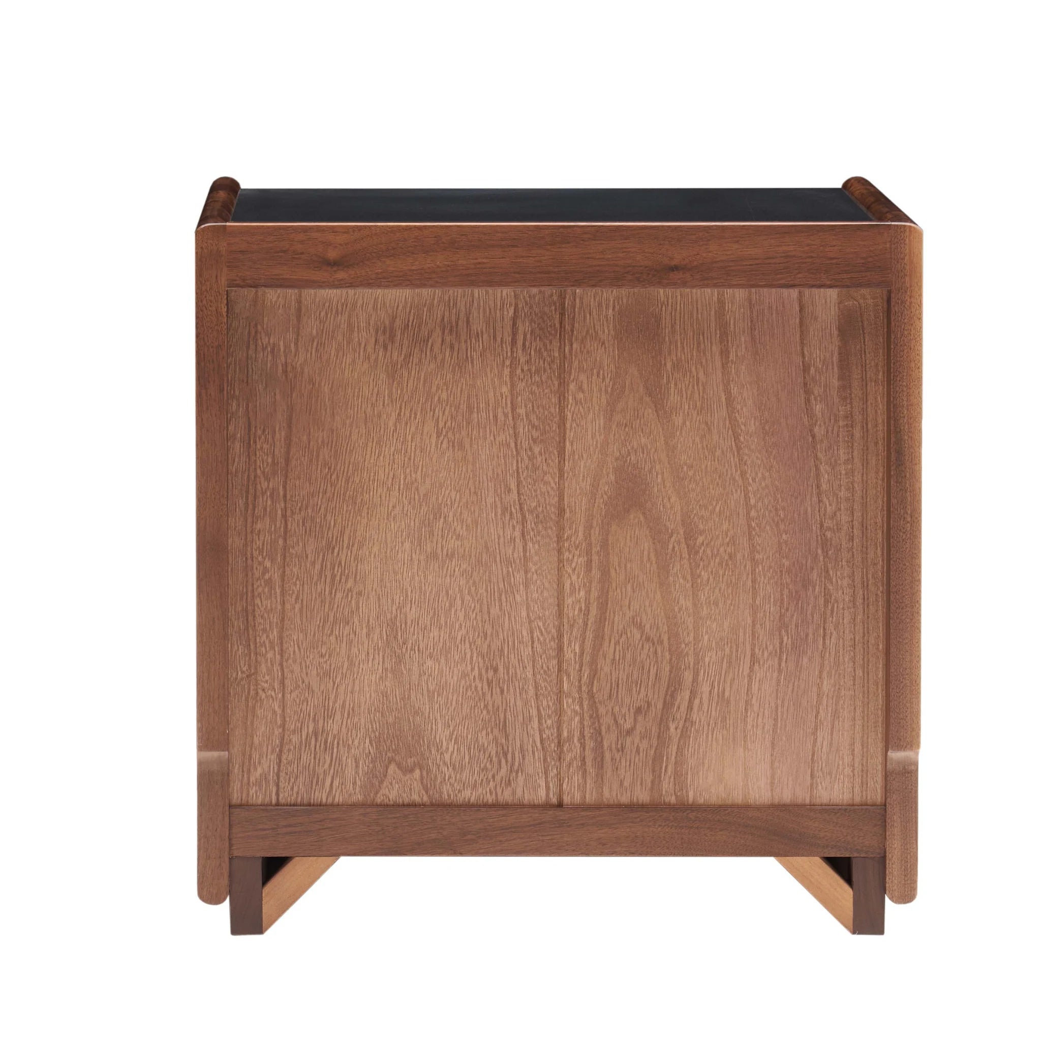 Solidwood Luxembourg Bedside Table, American Black Walnut, Wide