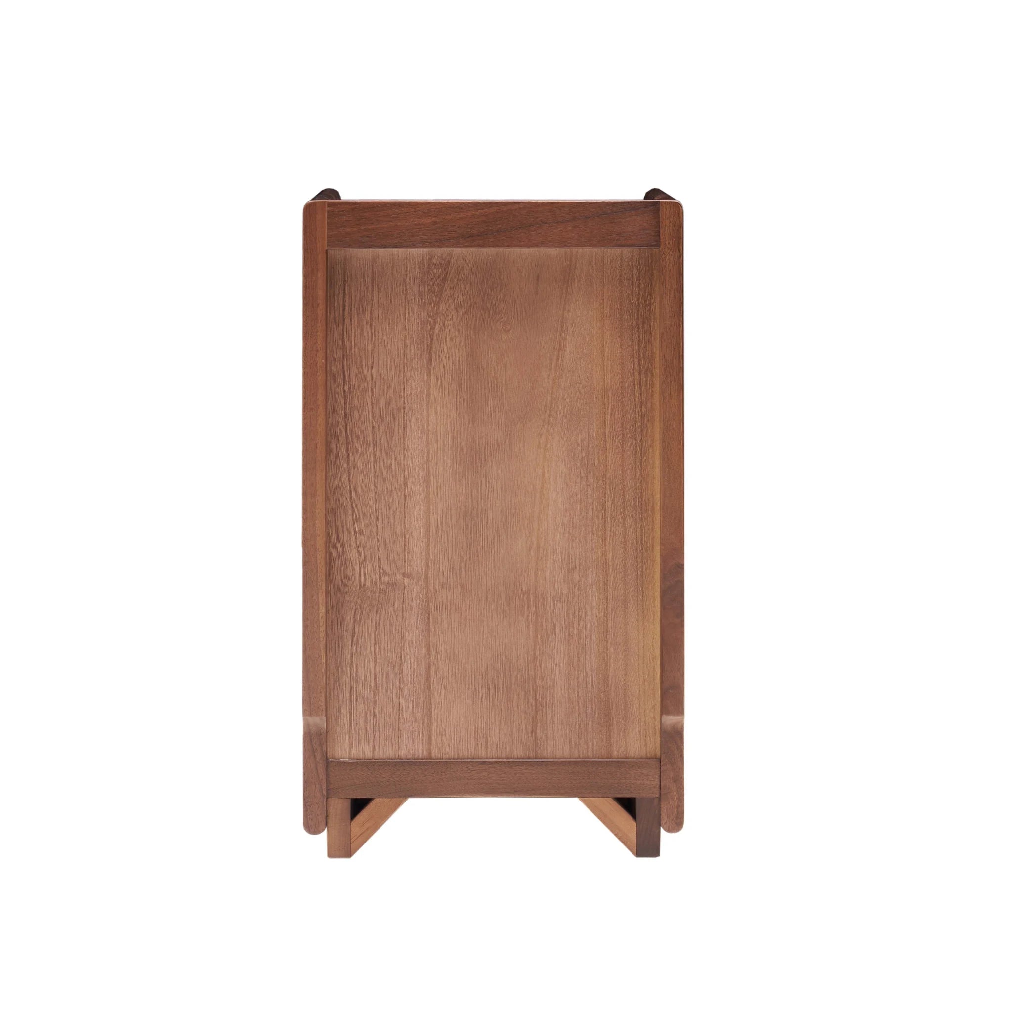 Solidwood Luxembourg Bedside Table, American Black Walnut, Tall