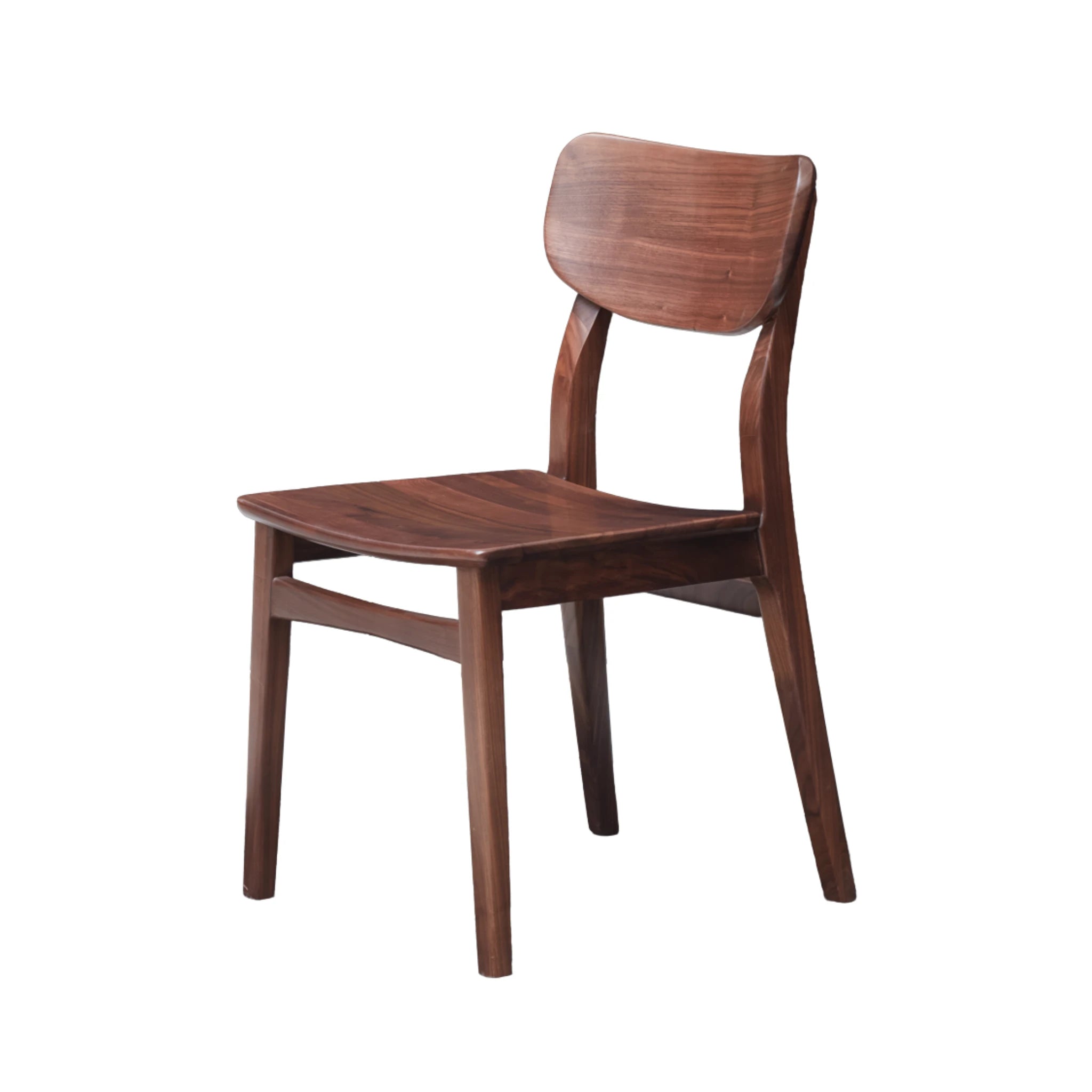 Solidwood Luxembourg Dining Chair, American Black Walnut, Set of 4