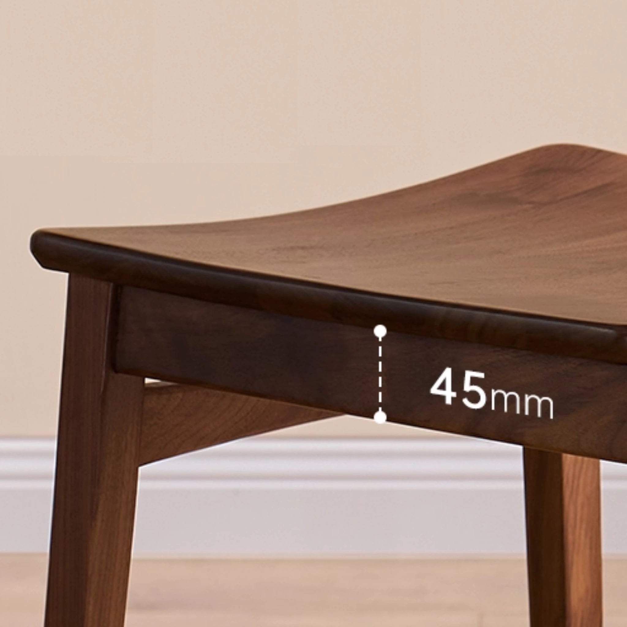 Solidwood Luxembourg Dining Chair, American Black Walnut, Set of 4