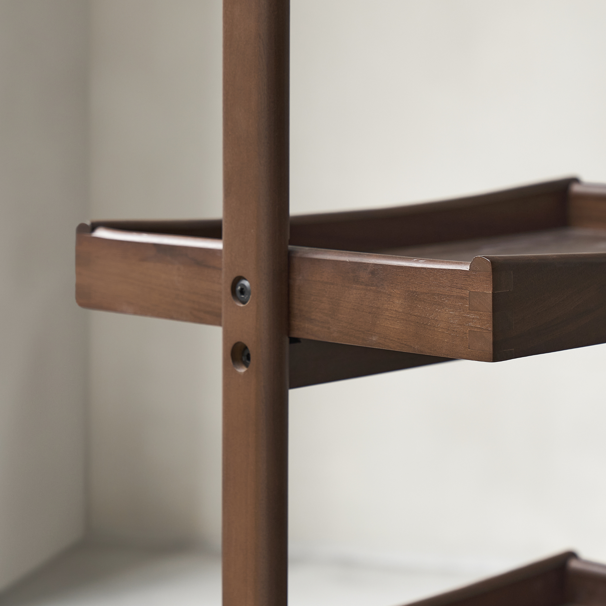 Solidwood Luxembourg Side Table, American Black Walnut