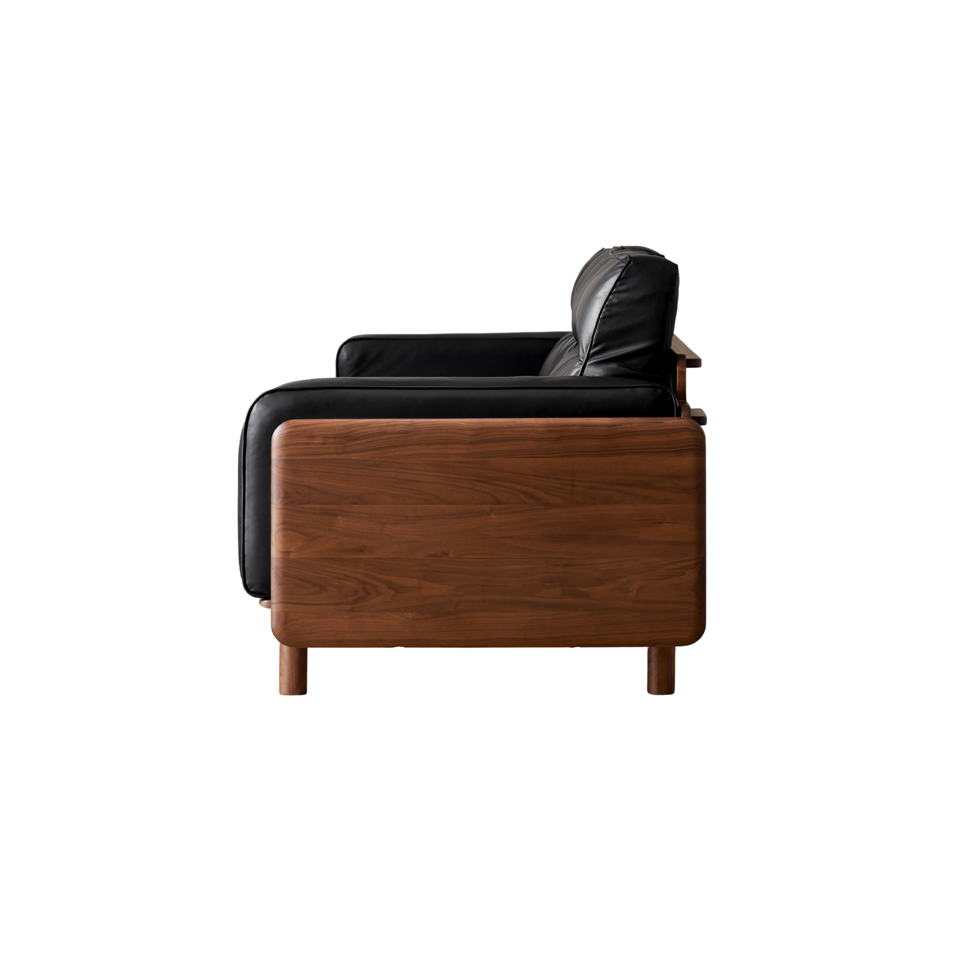 Solidwood Luxembourg 4-Seater Leather Sofa