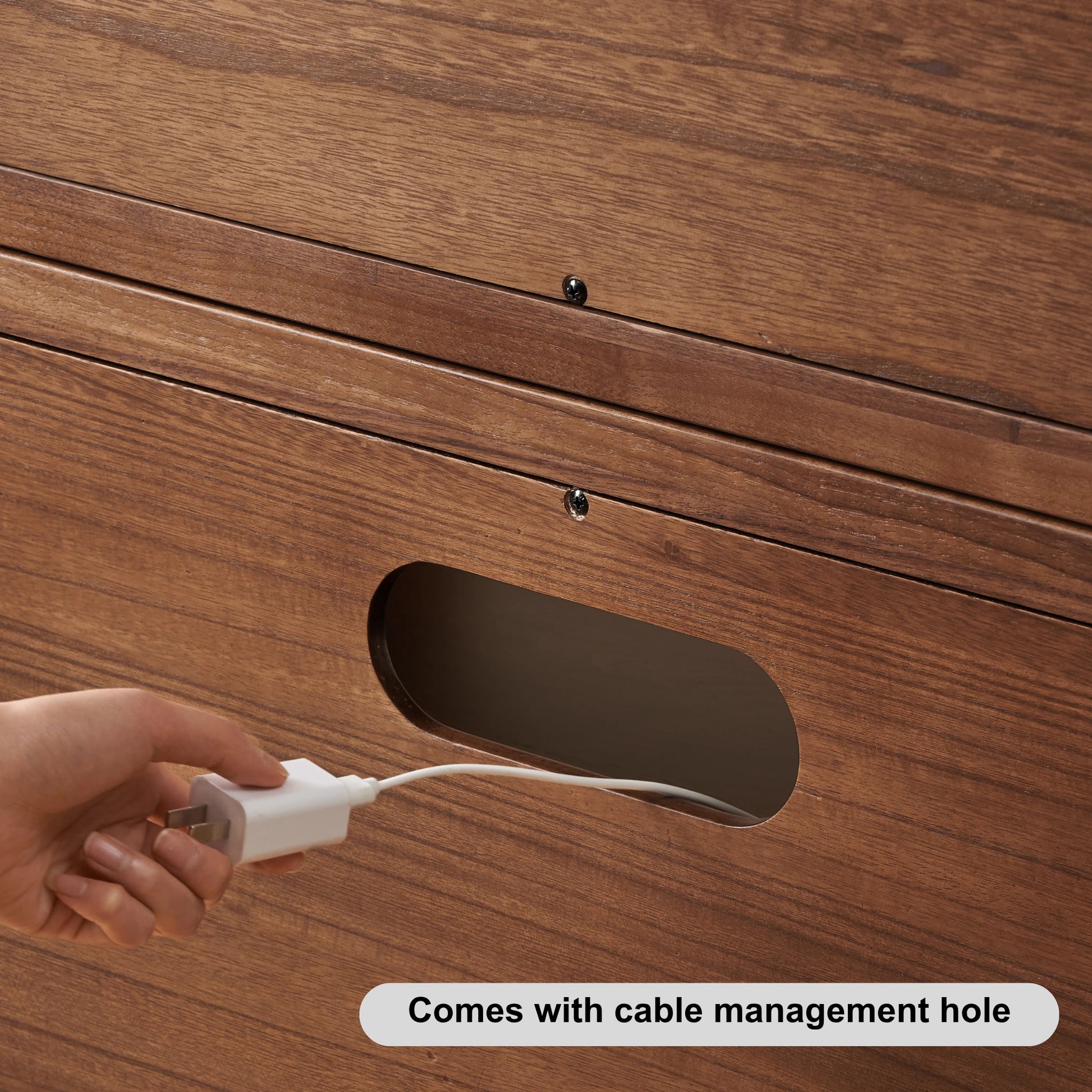 Solidwood Luxembourg 2-Cube Module, American Black Walnut