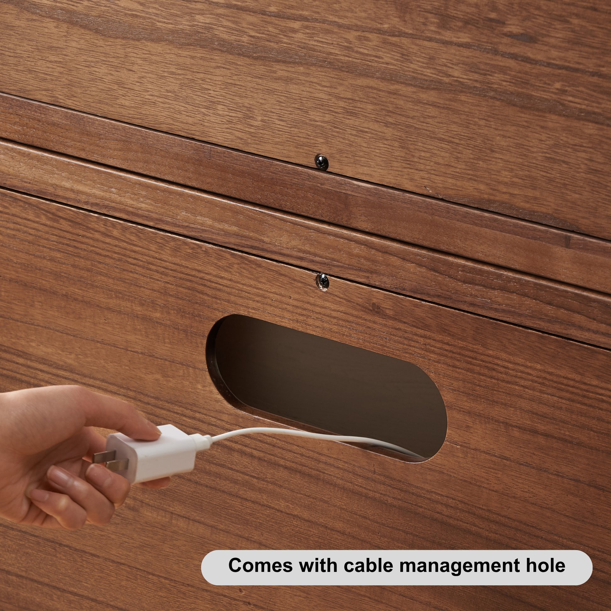 Solidwood Luxembourg Flip-Door Module, American Black Walnut