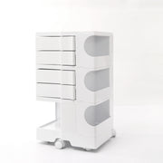 MODE Joe Colombo 3 Tier Boby Storage Trolley Cart Replica, White