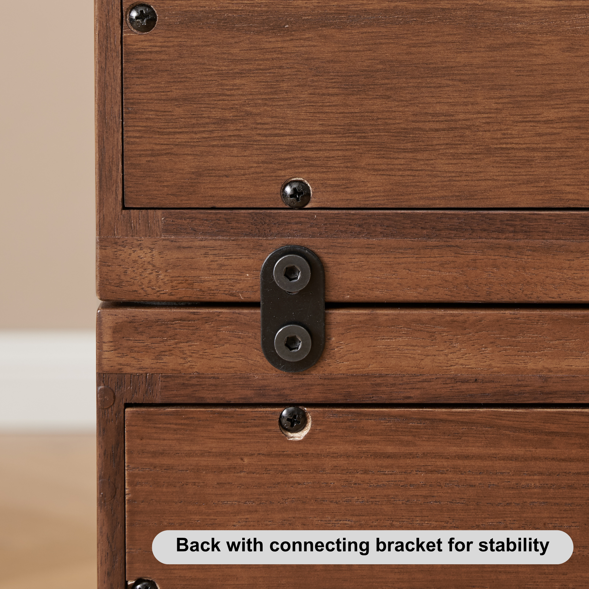 Solidwood Luxembourg 2-Drawer Module, American Black Walnut