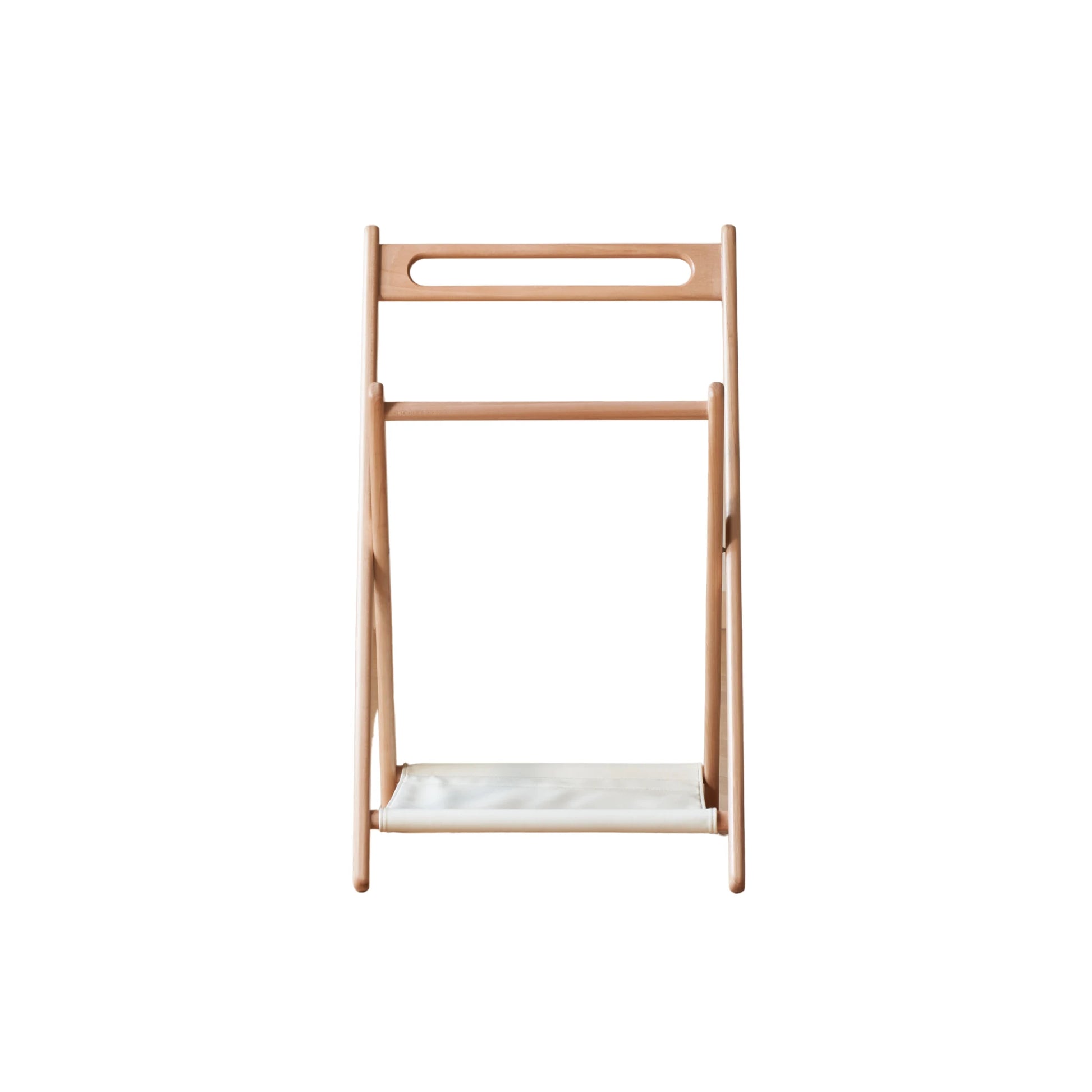 Solidwood Mia Foldable Clothes Rack, Premium Birch