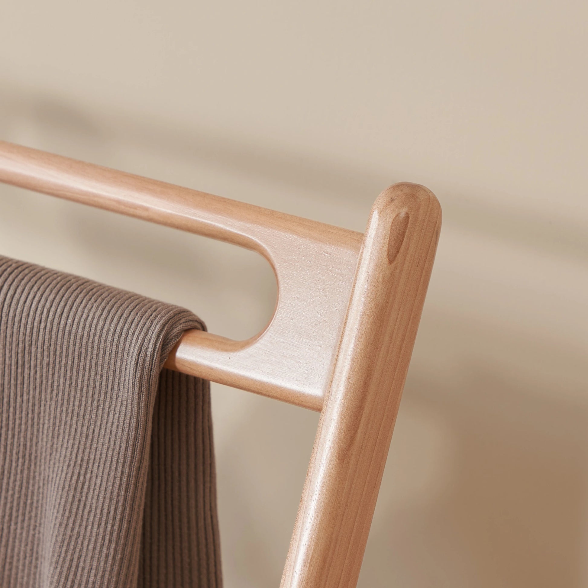 Solidwood Mia Foldable Clothes Rack, Premium Birch