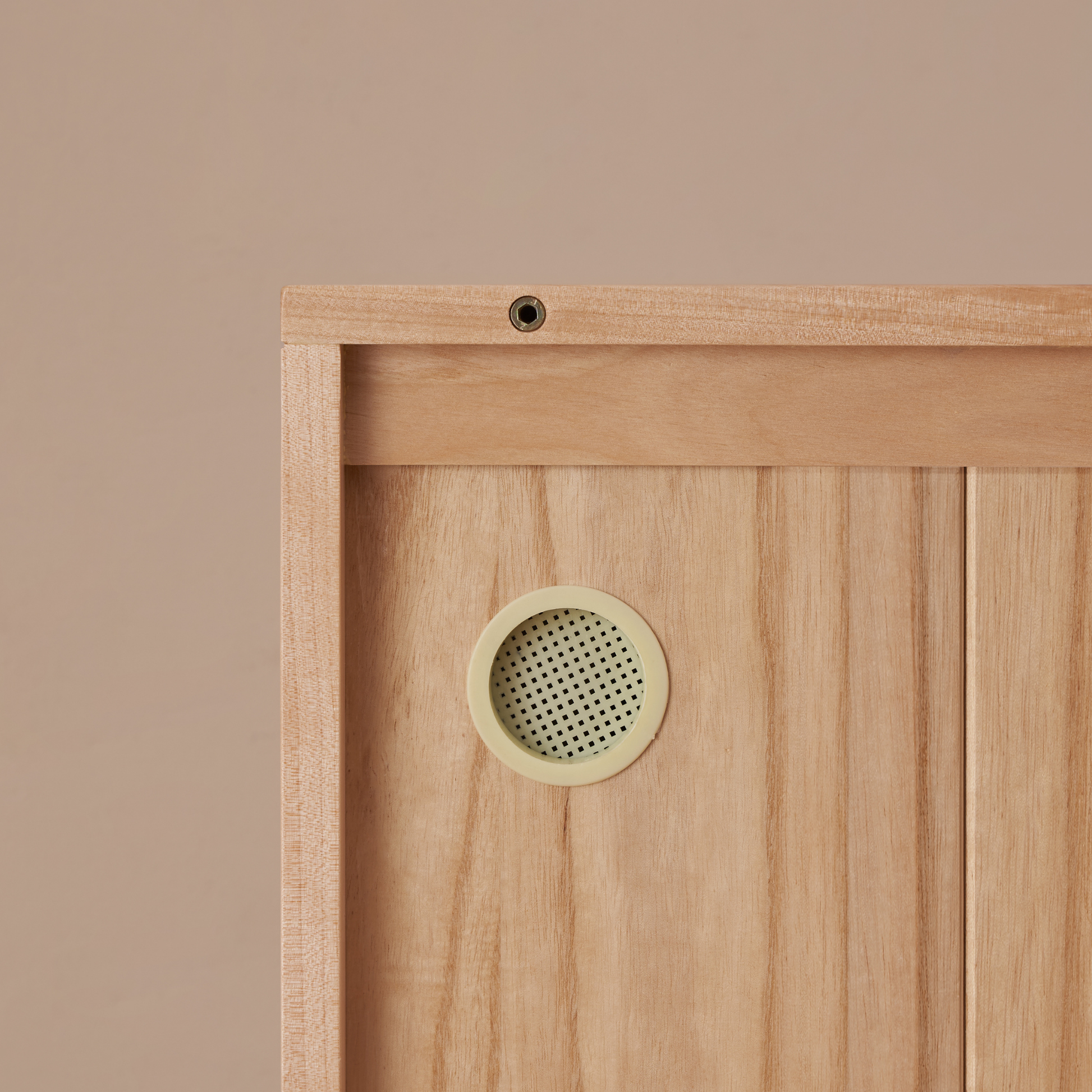 Solidwood Mia Shoe Cabinet, Premium Birch