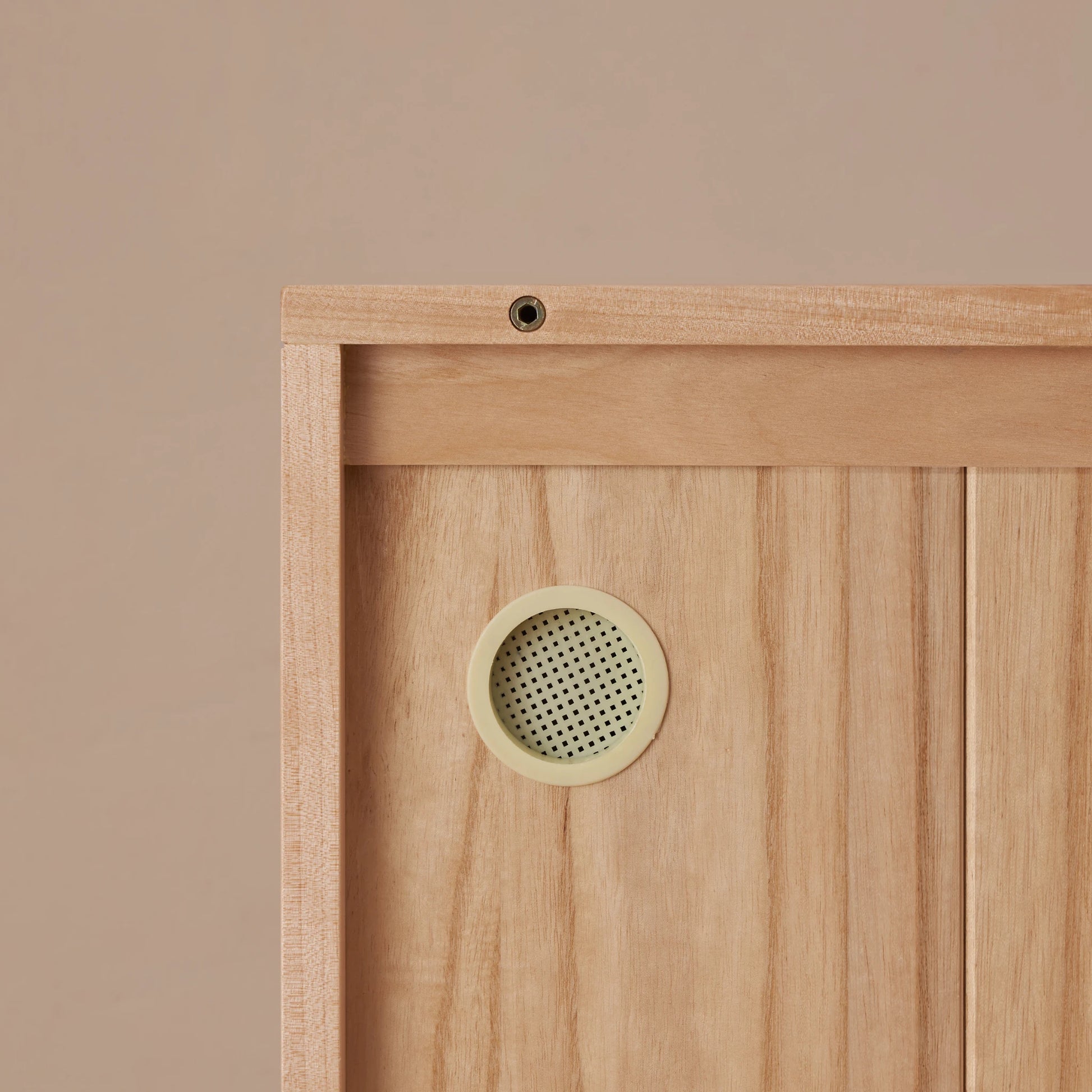 Solidwood Mia Shoe Cabinet, Premium Birch