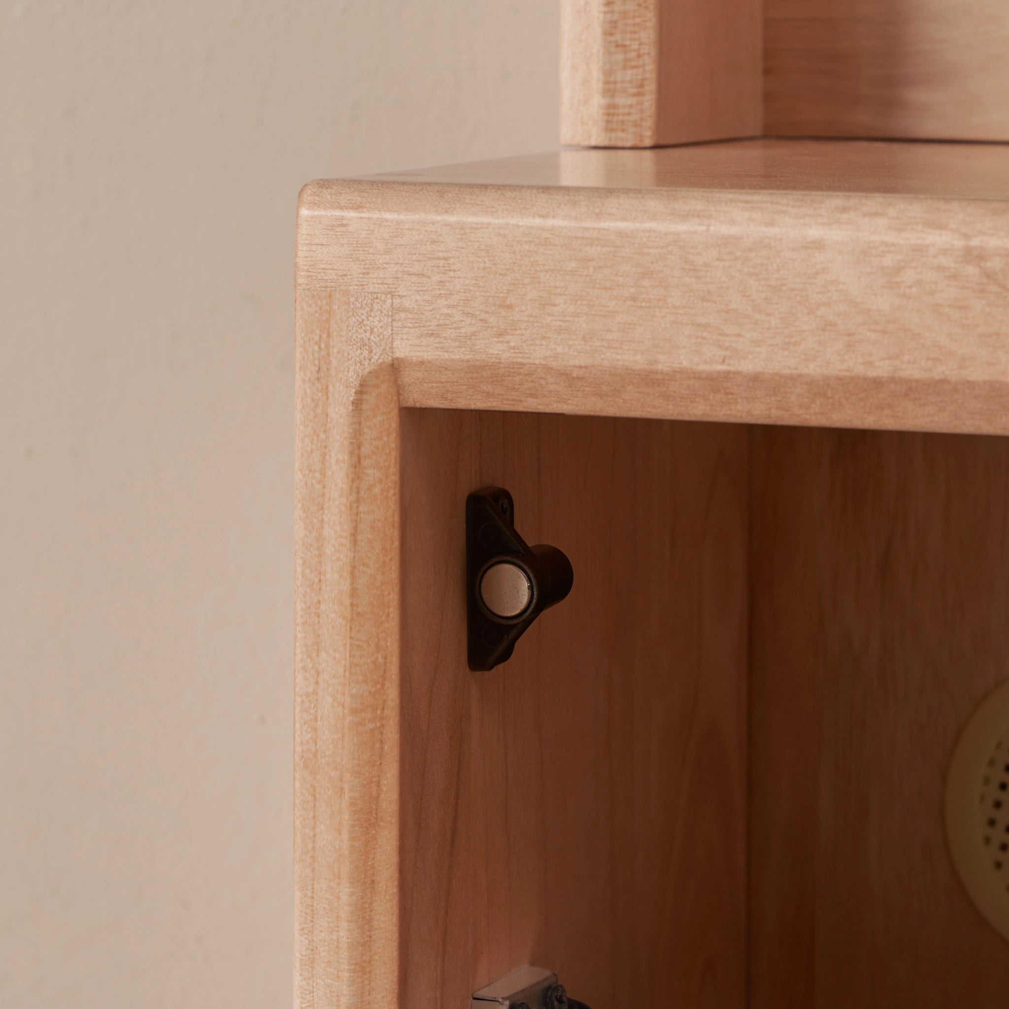 Solidwood Mia Shoe Cabinet, Premium Birch